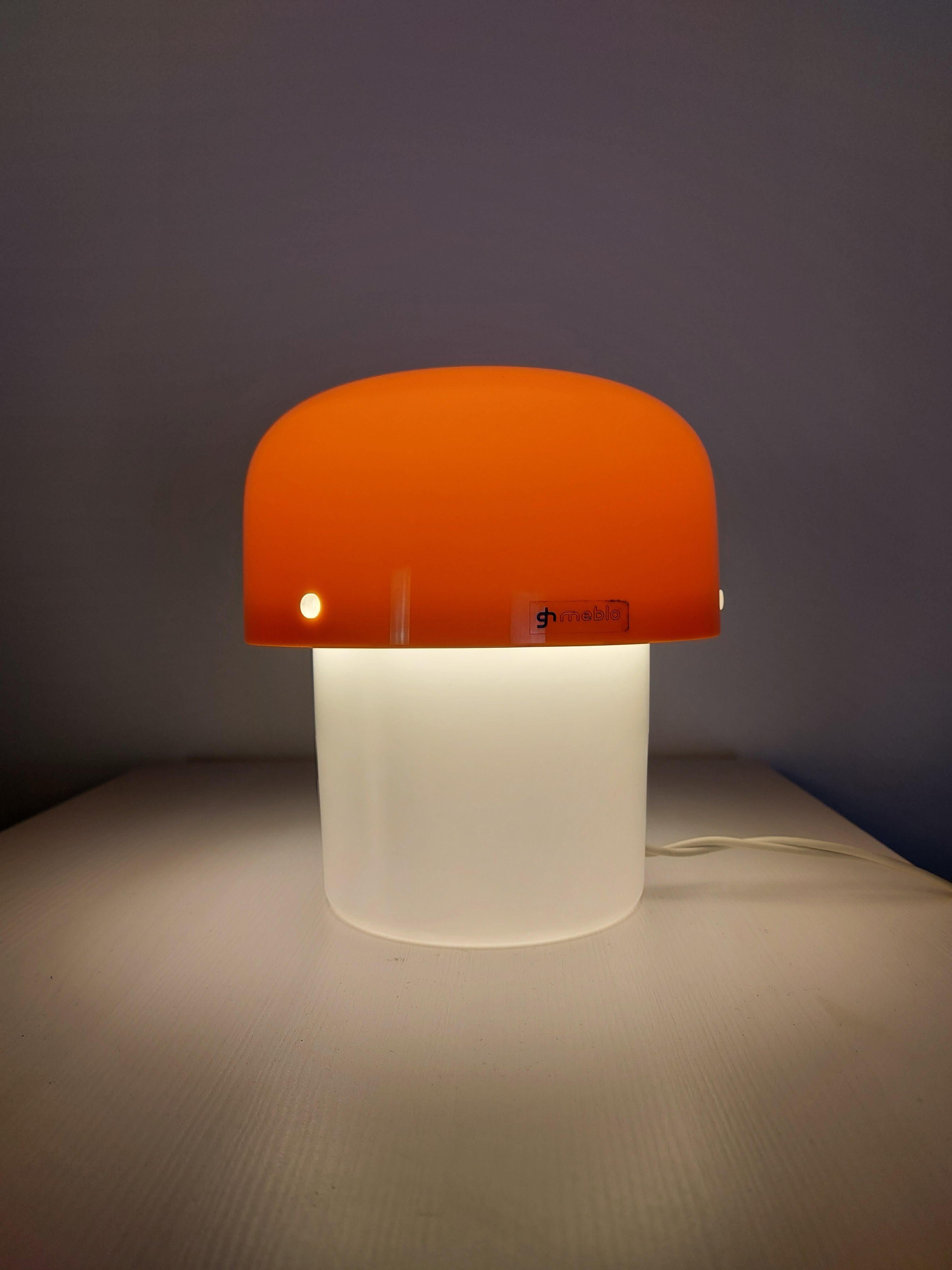 Late 20th Century Table Lamp by Harvey Guzzini for Meblo, 1970s For Sale