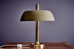 Vintage Hillebrand Table Lamp, Brass & Metal, Mid-Century Modern