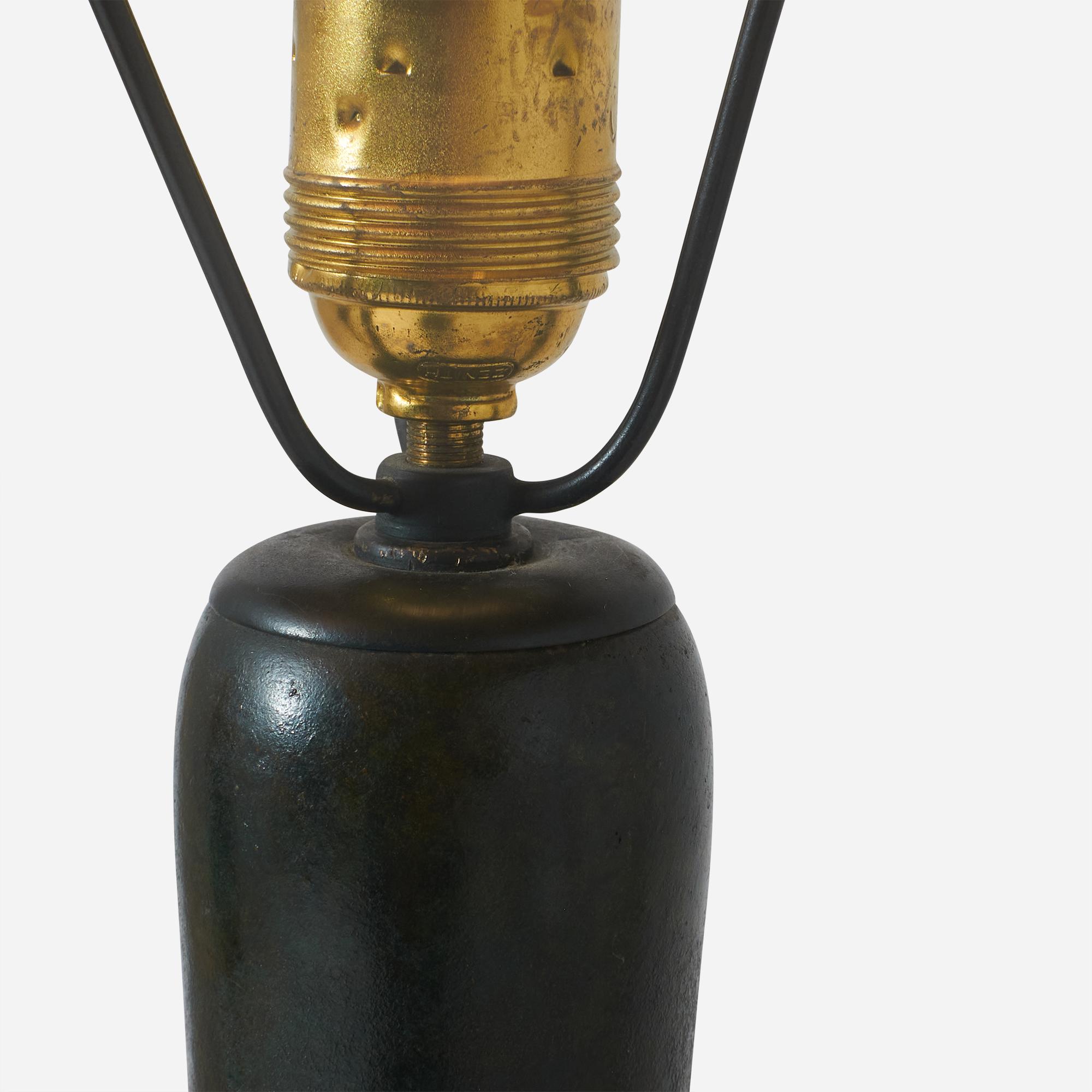 Early 20th Century Table Lamp by Hugo Elmqvist For Sale