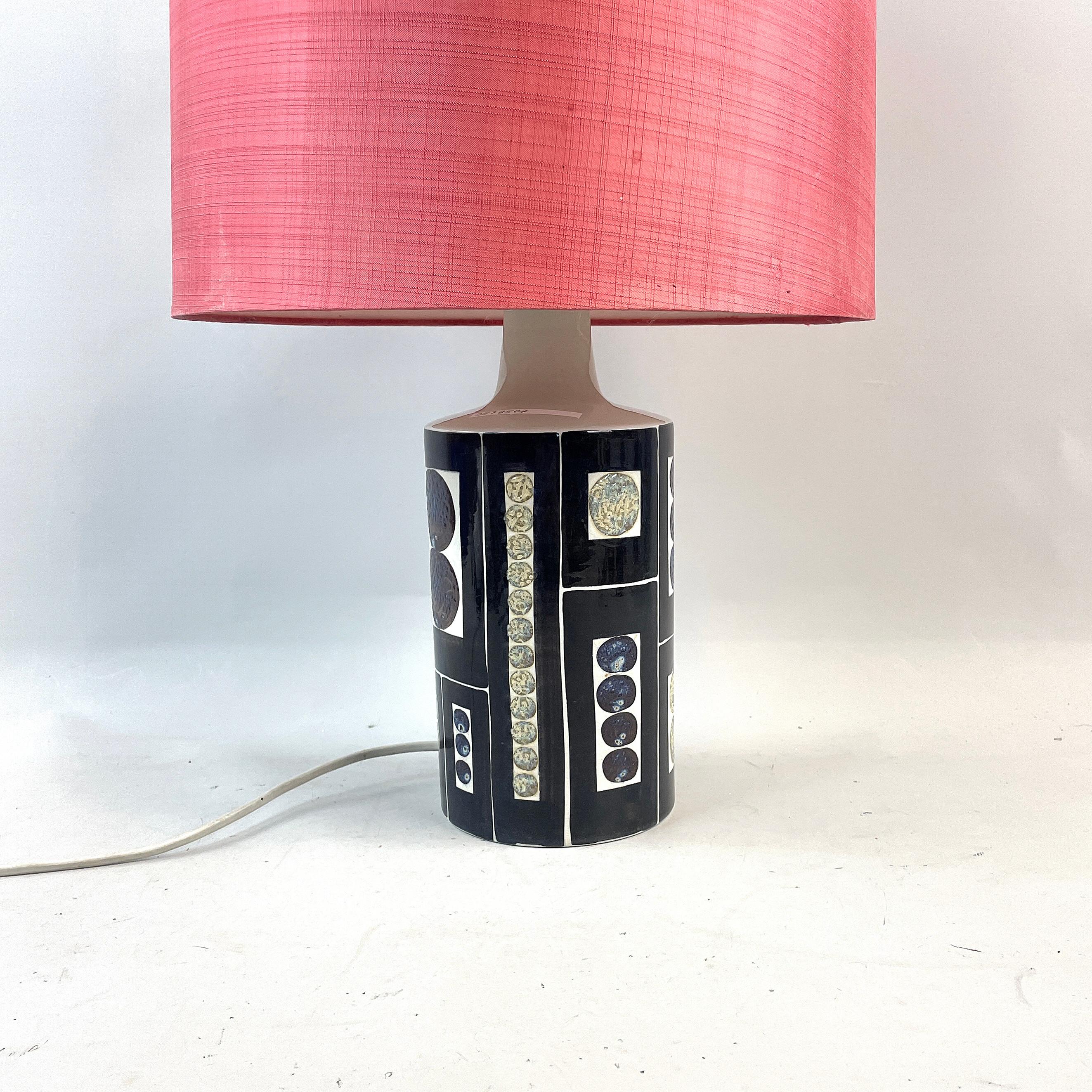 Lampe de table Inge Lise Koefoed pour Fog and Morup Ceramic  Danemark 1960 Signé Bon état - En vente à Paris, FR