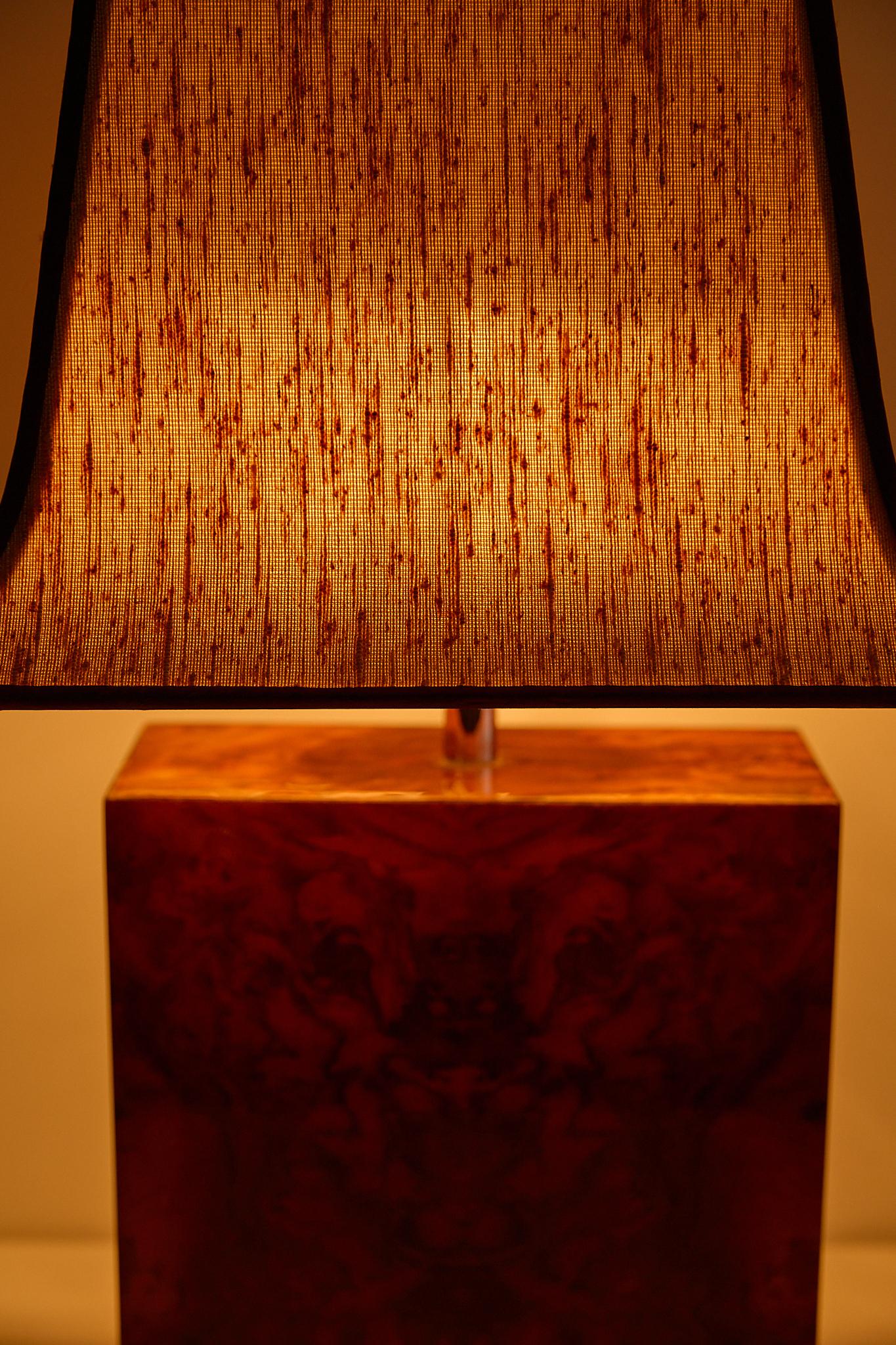 Lámpara de mesa de J. Claude Mahey Art Decó en venta