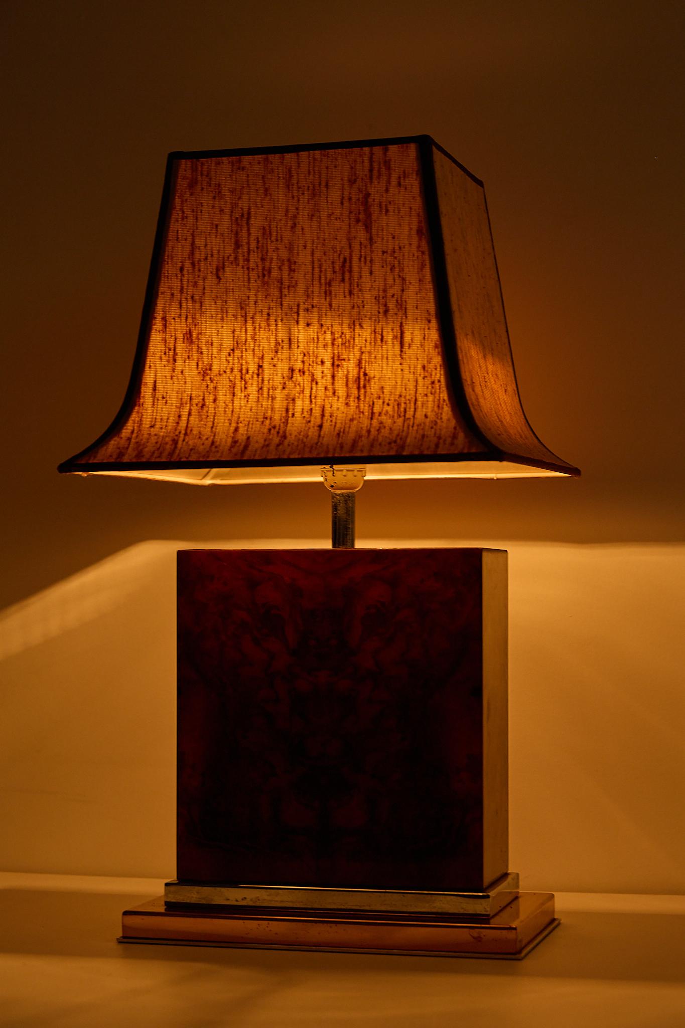 Lámpara de mesa de J. Claude Mahey Francés en venta