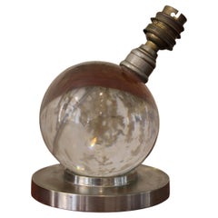 Table Lamp by Jacques Adnet for Baccarat, circa 1930