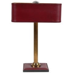 Vintage Table Lamp by Jacques Adnet, France, circa 1950