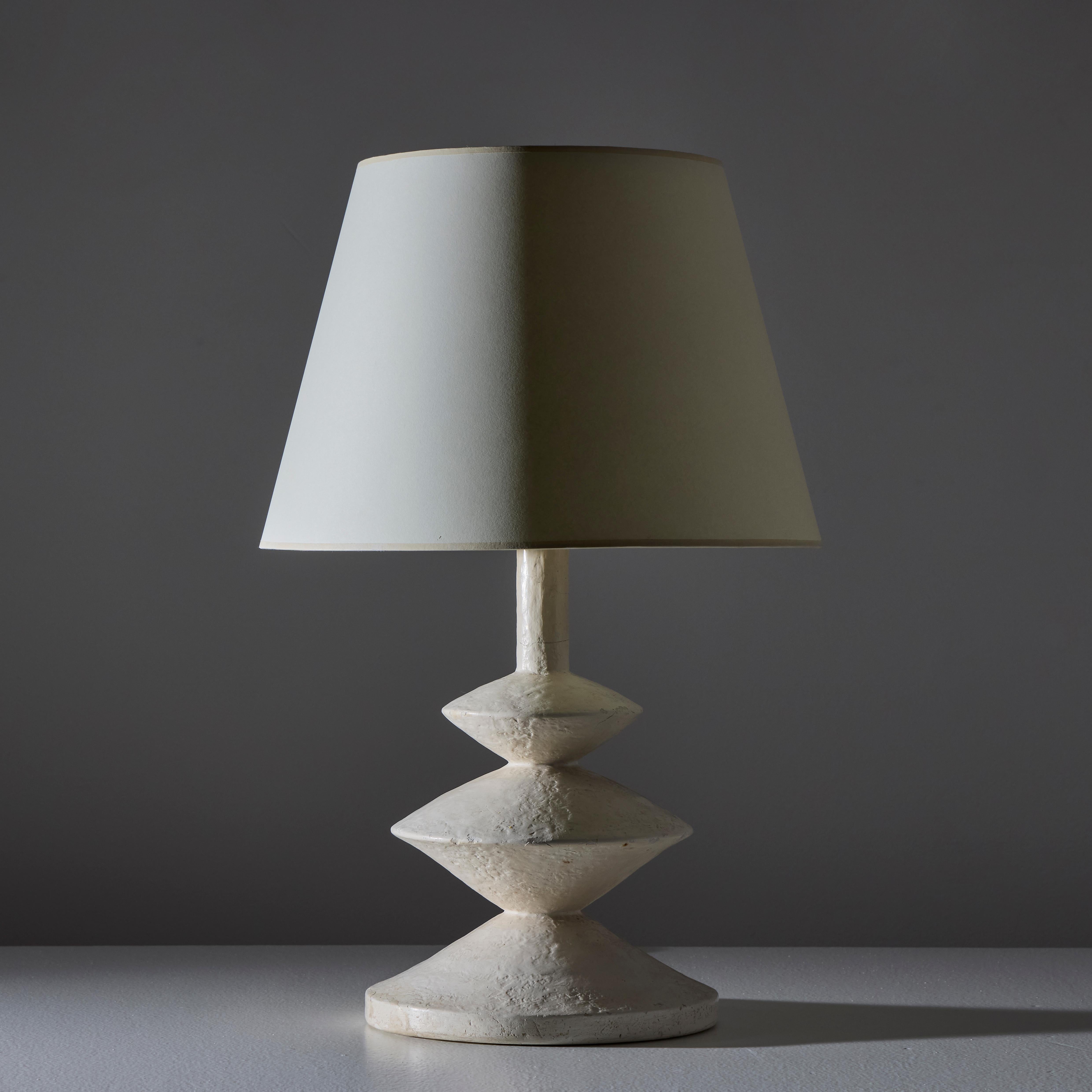 Patinated Table Lamp by Jacques Grange For Sale