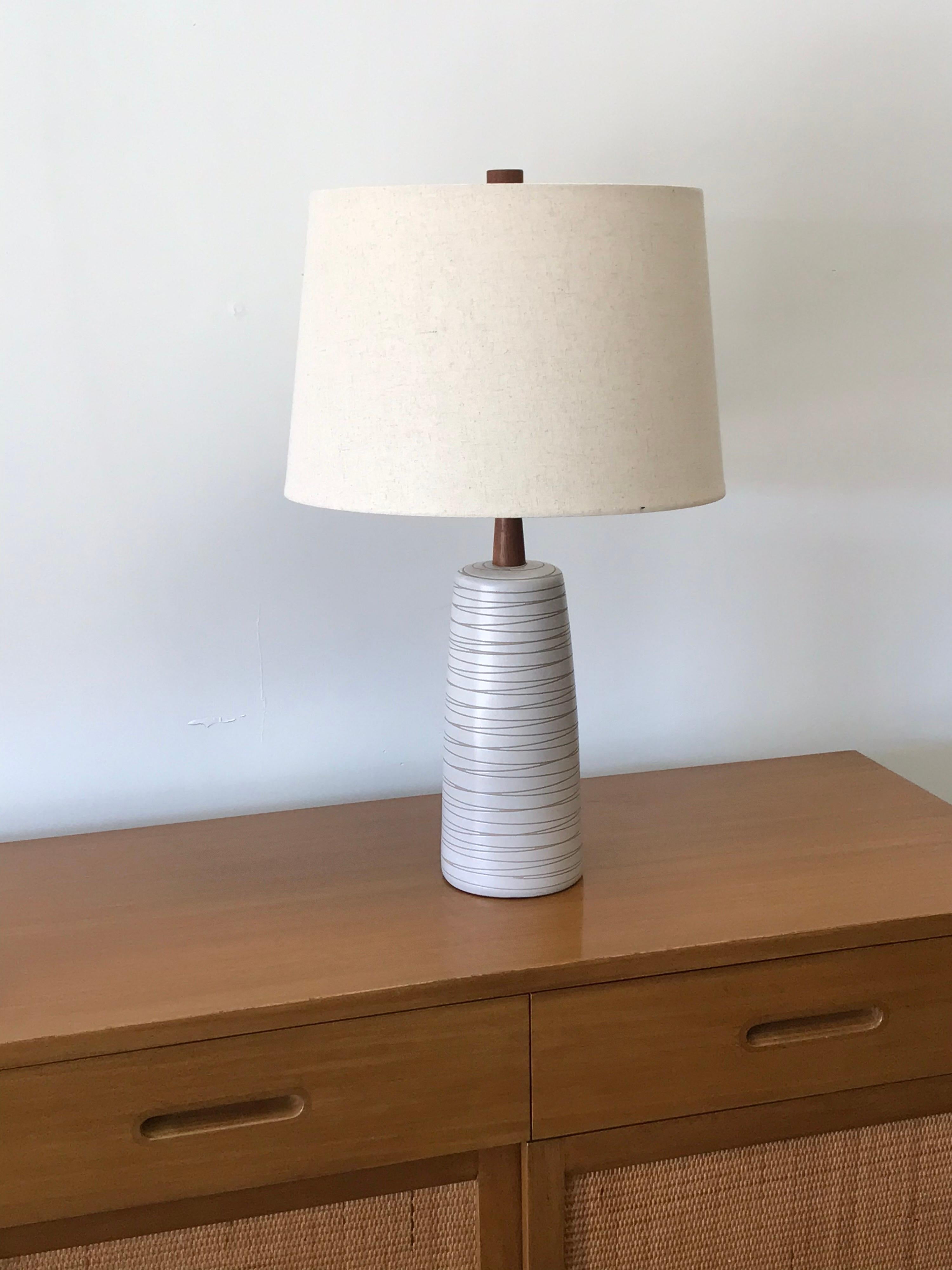 American Jane and Gordon Martz Ceramic Table Lamp For Sale