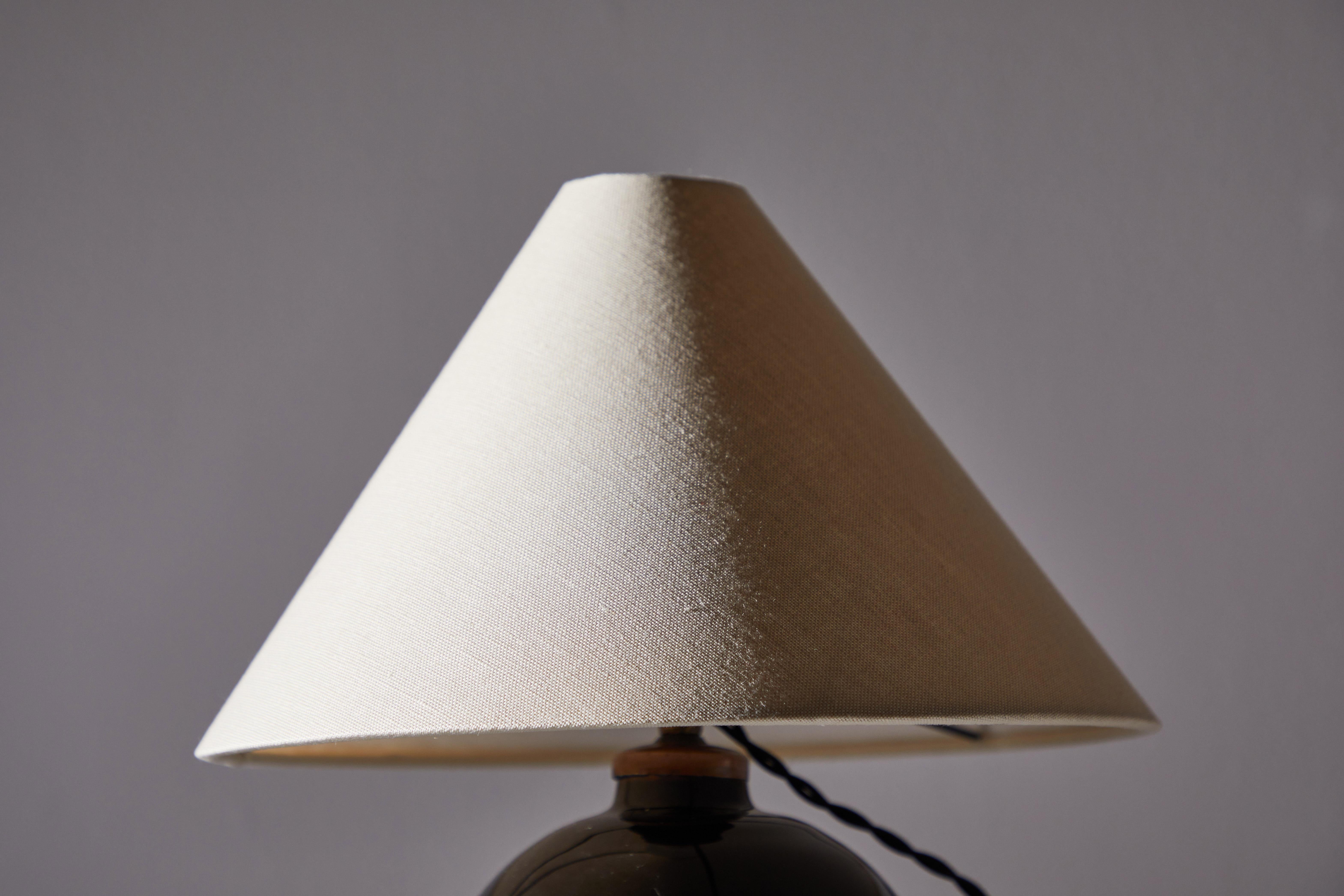 Table Lamp by Jaques Adnet 1