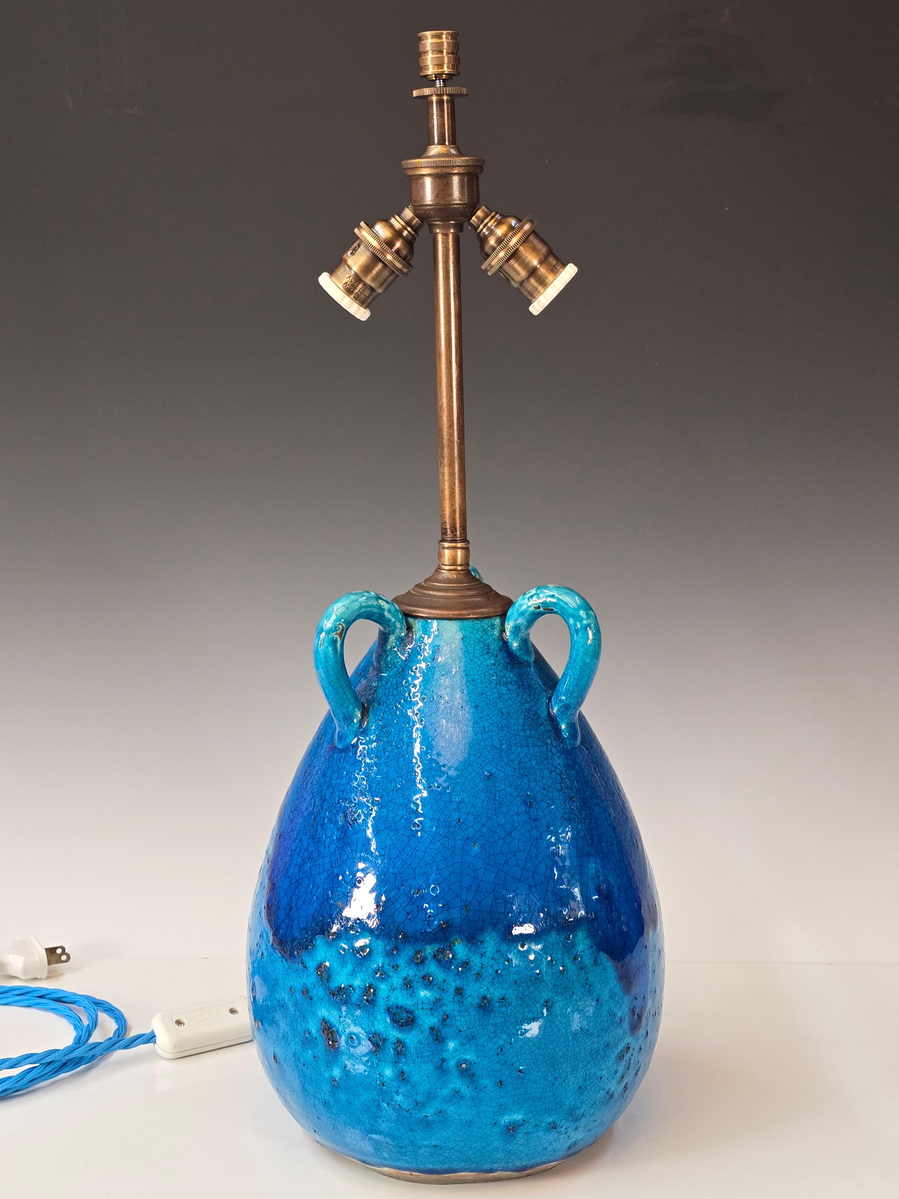 Early 20th Century Table Lamp by Jean Besnard For Sale