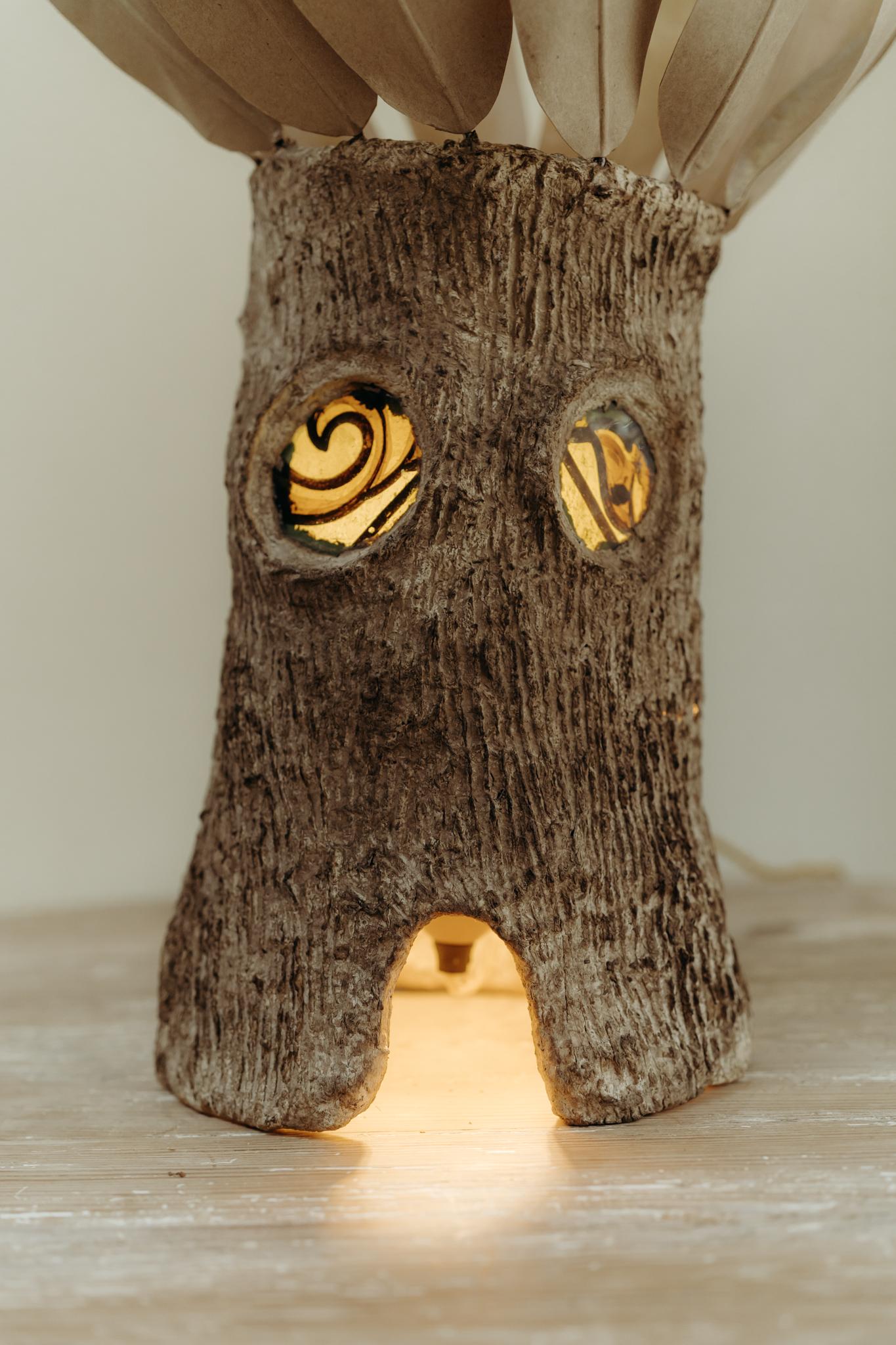 French table lamp by José Esteves For Sale