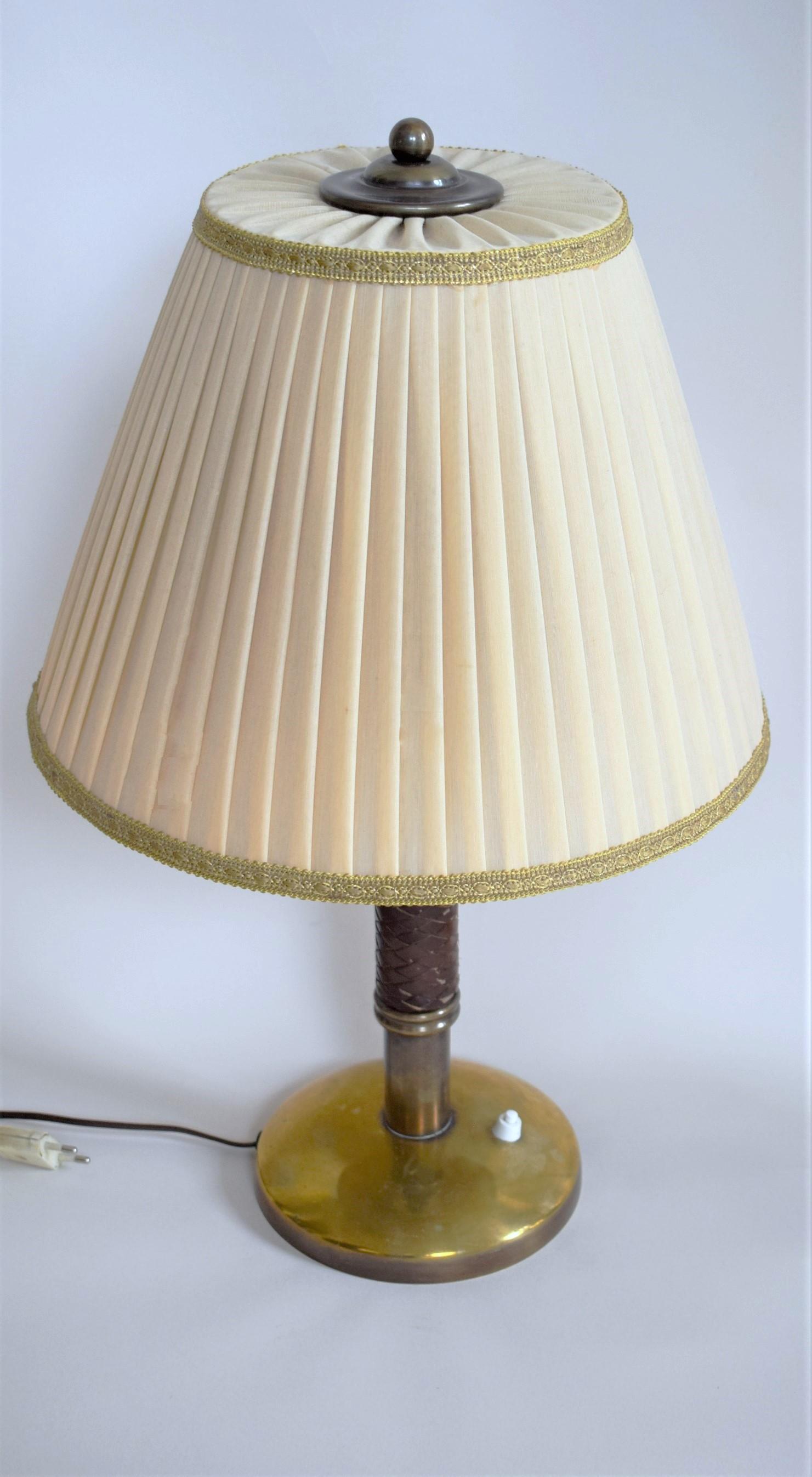 Austrian Table Lamp by Josef Frank for Kalmar, 1930s For Sale