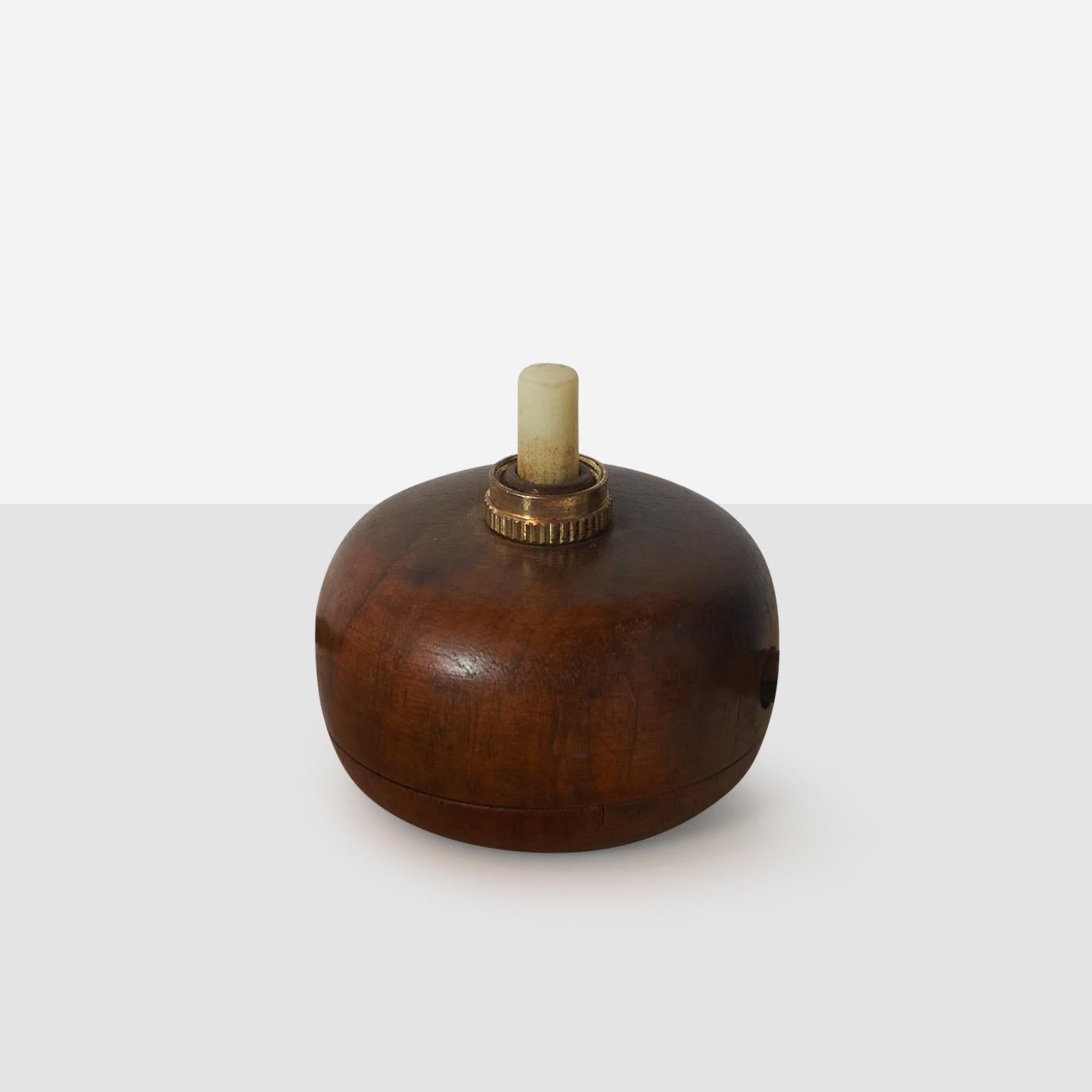 Mahogany Table Lamp by Josef Hoffmann For Sale
