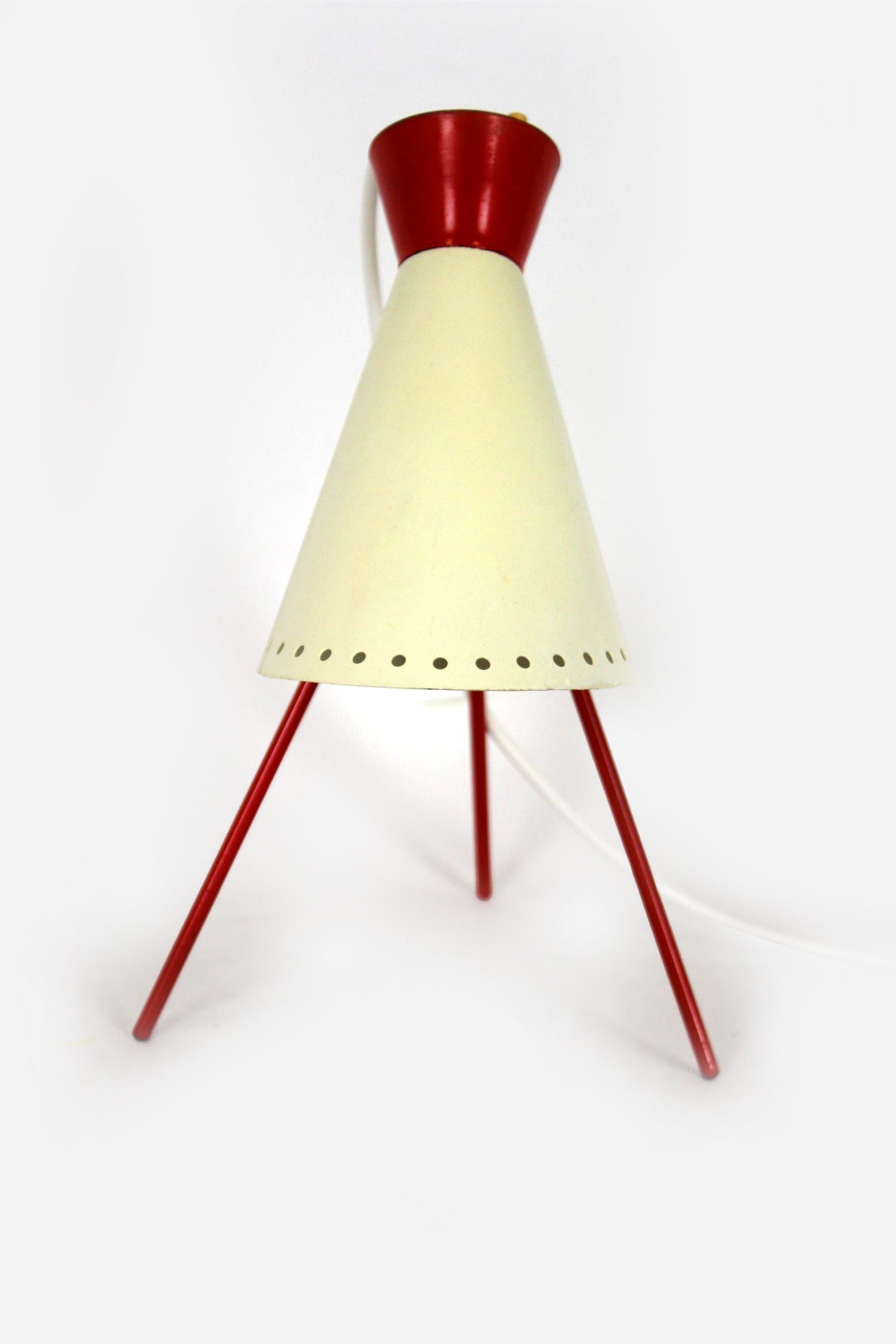 Mid-Century Modern Table Lamp by Josef Hurka for Napako, 1960s For Sale