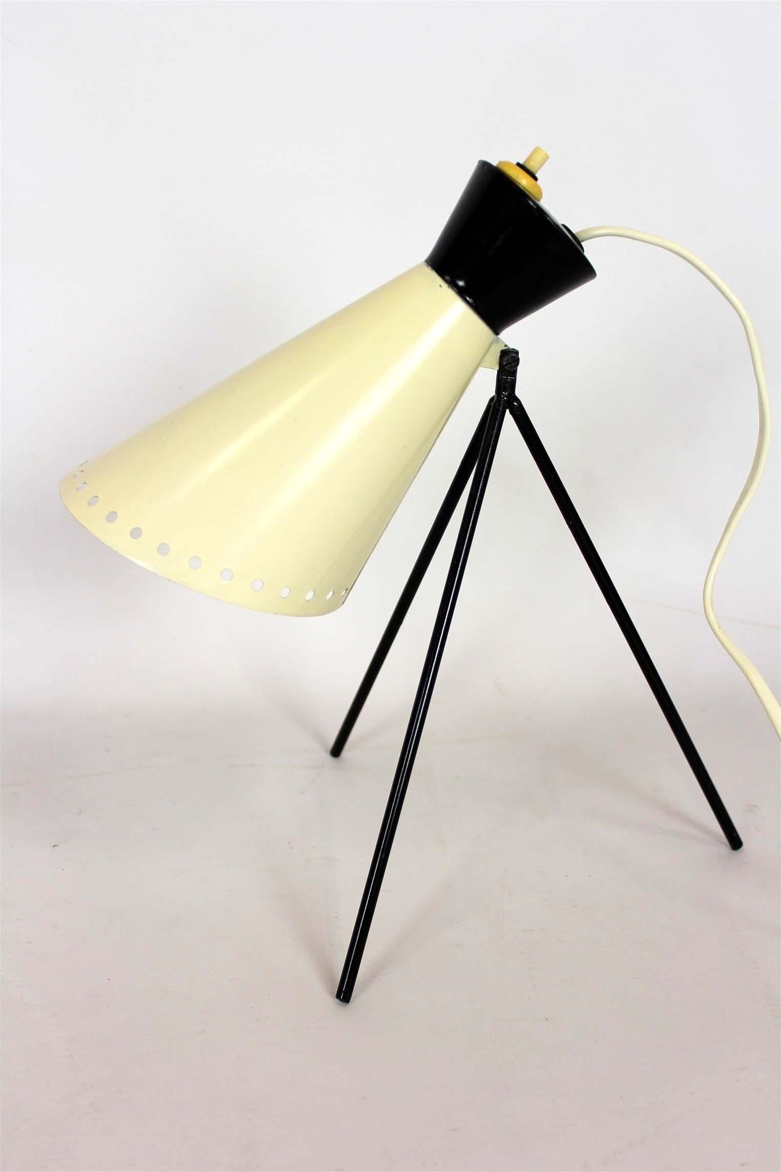 Table Lamp by Josef Hurka for Napako, 1960s In Good Condition For Sale In Żory, PL