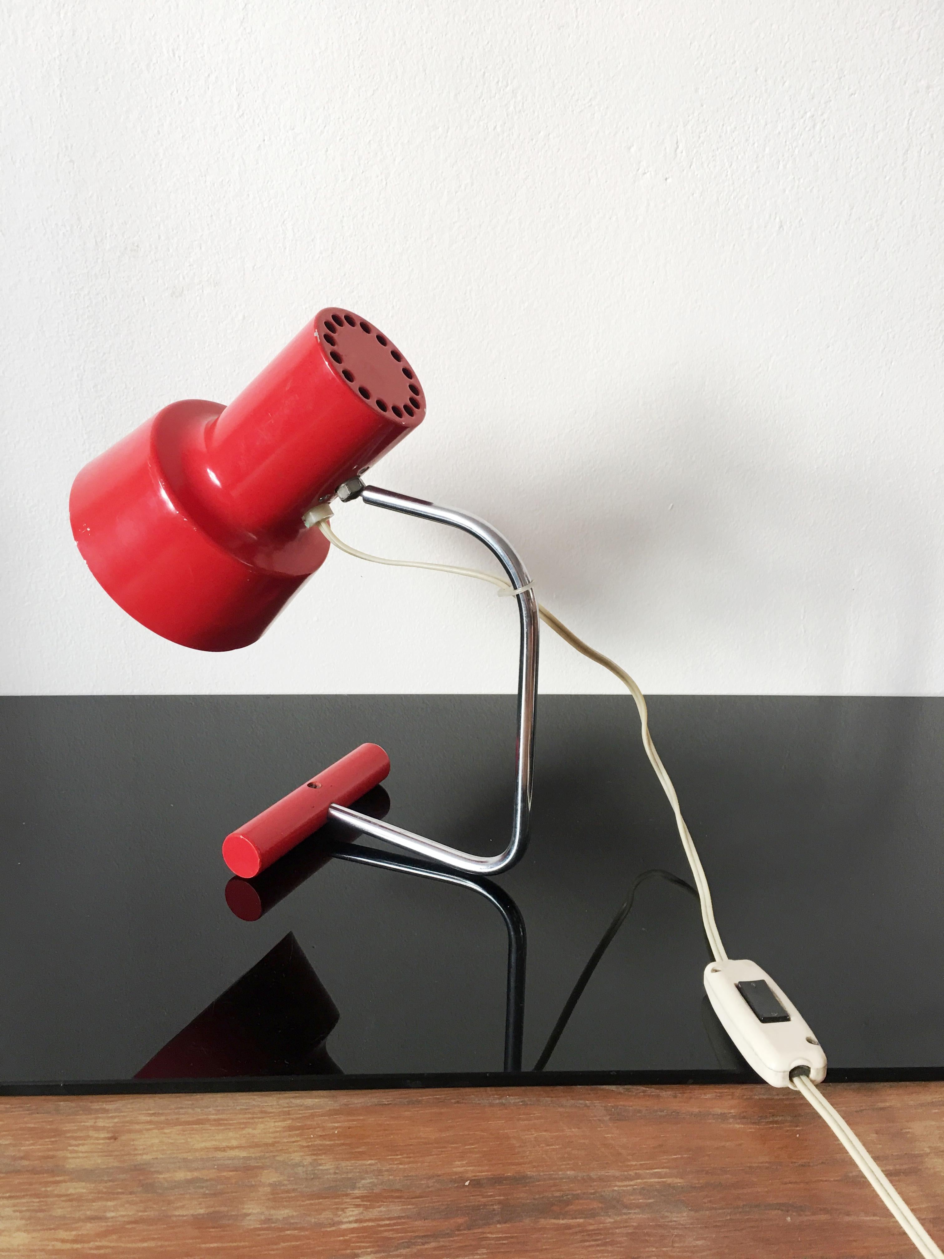 Czech Table Lamp by Josef Hurka for Napako, 1960s For Sale