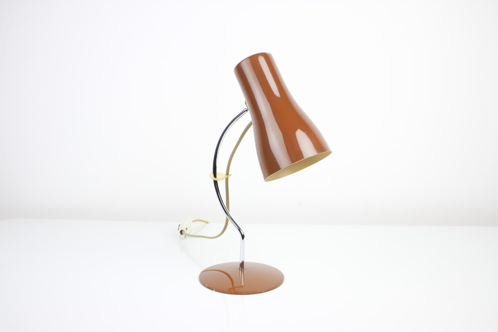 Mid-Century Modern Table Lamp by Josef Hůrka for Napako, 1970's For Sale