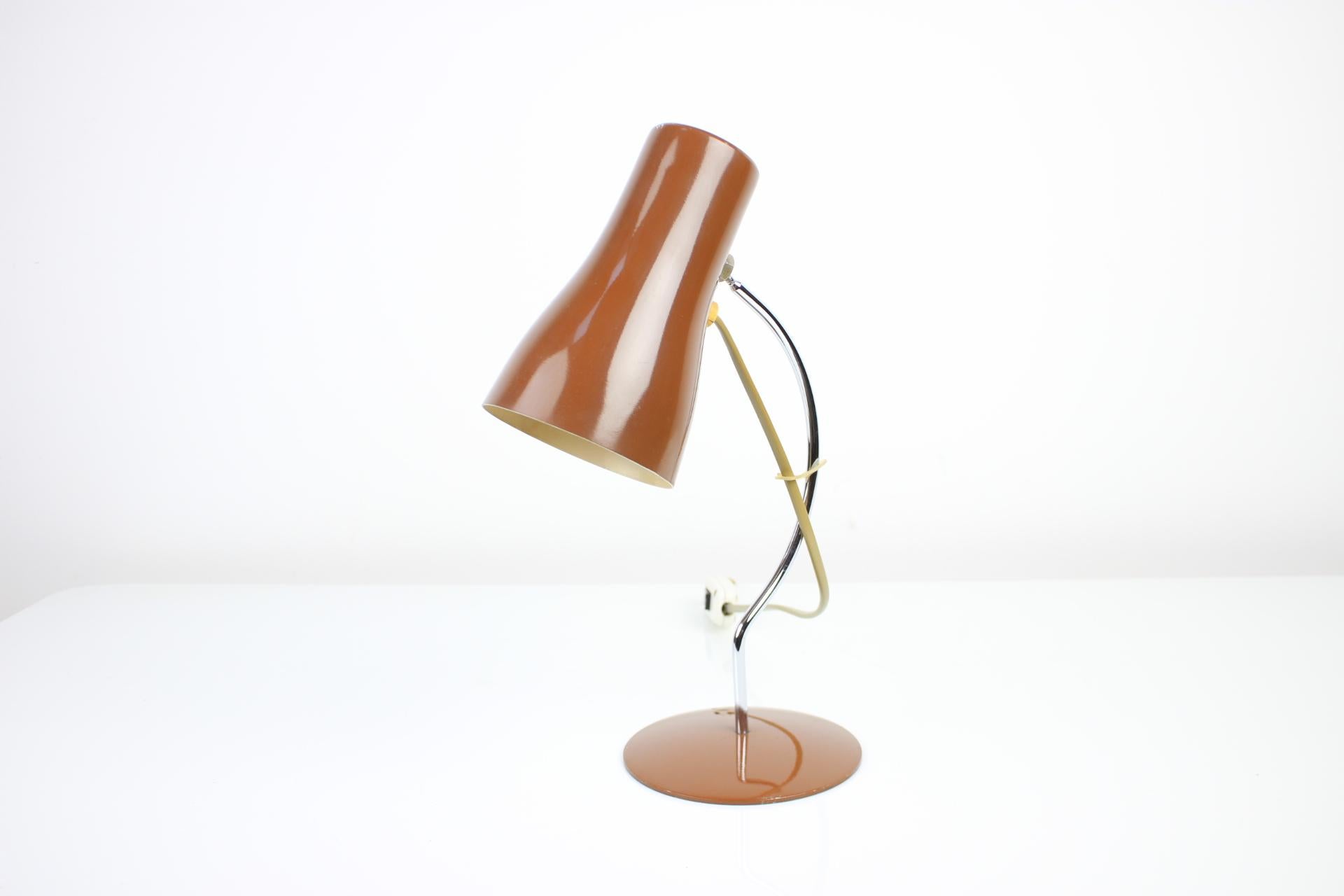 Czech Table Lamp by Josef Hůrka for Napako, 1970's For Sale
