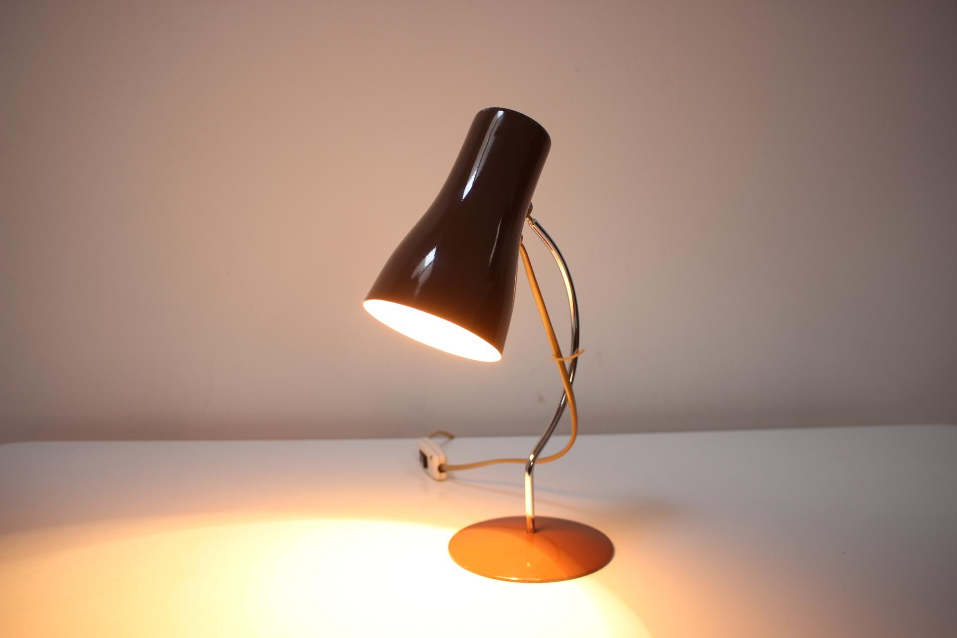 Table Lamp by Josef Hůrka for Napako, 1970's For Sale 1