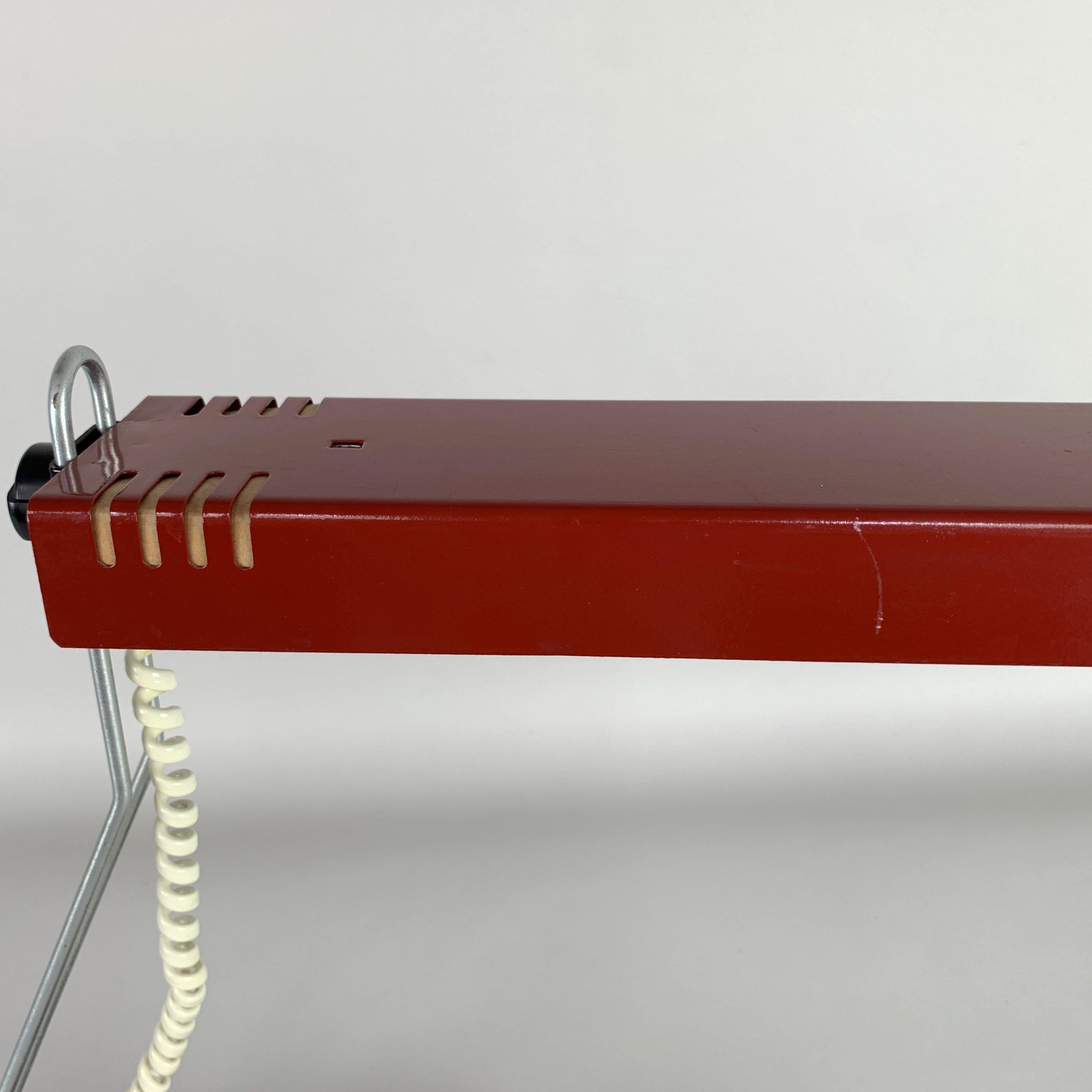 Metal Table Lamp by Josef Mára for Kovos Teplice, Czechoslovakia, 1970s For Sale