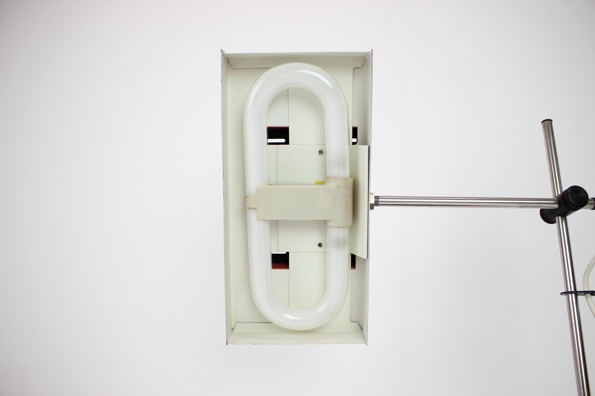 Table Lamp by Josef Mára, for Tesla, 1990s, Czechoslovakia For Sale 4