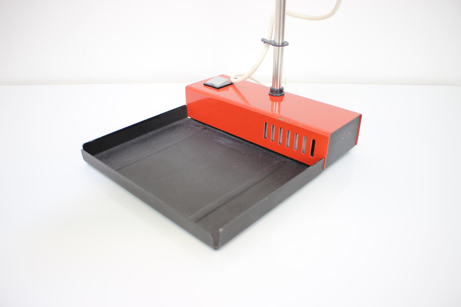 Table Lamp by Josef Mára, for Tesla, 1990s, Czechoslovakia For Sale 5