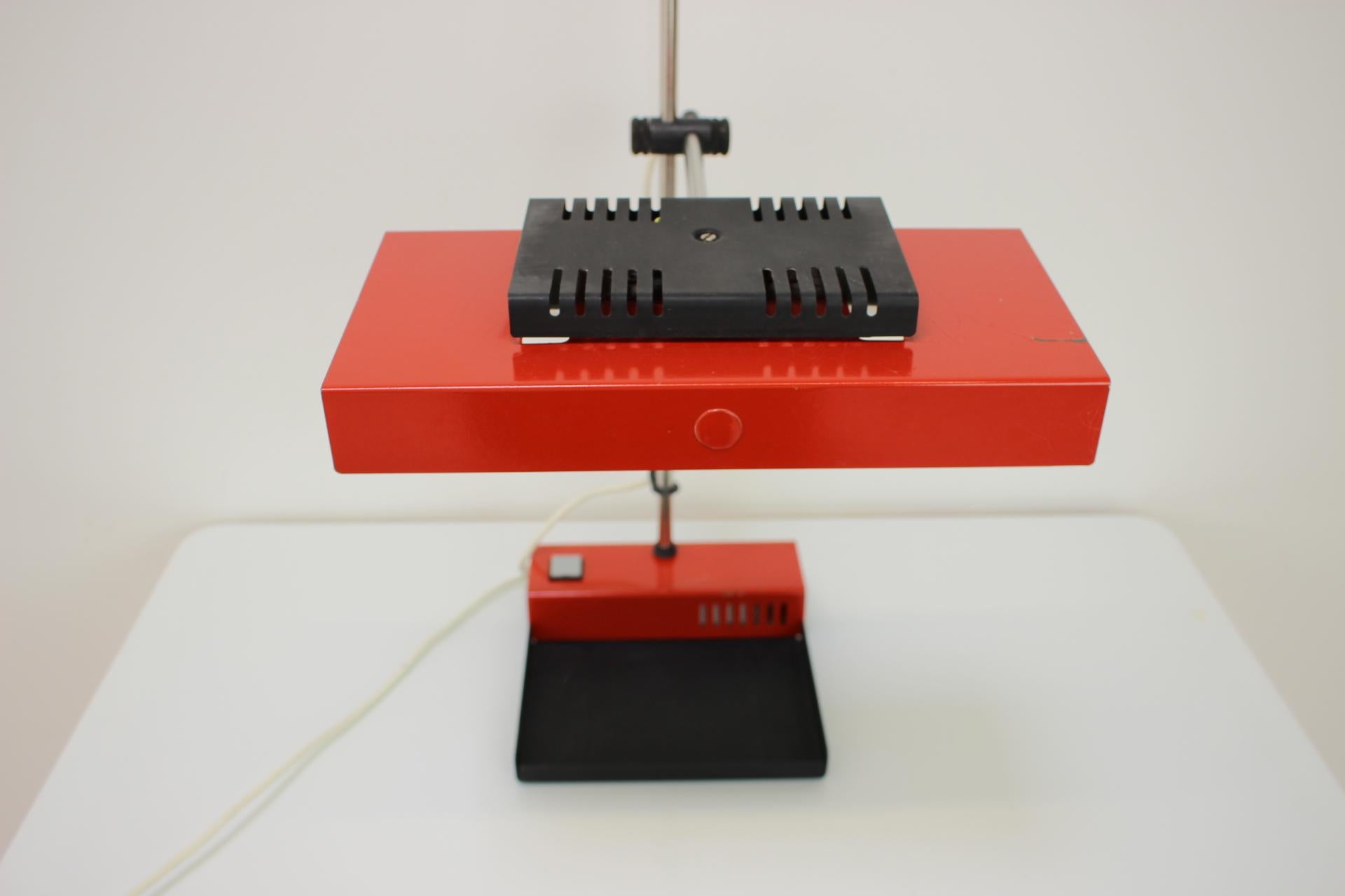 Table Lamp by Josef Mára, for Tesla, 1990s, Czechoslovakia For Sale 12