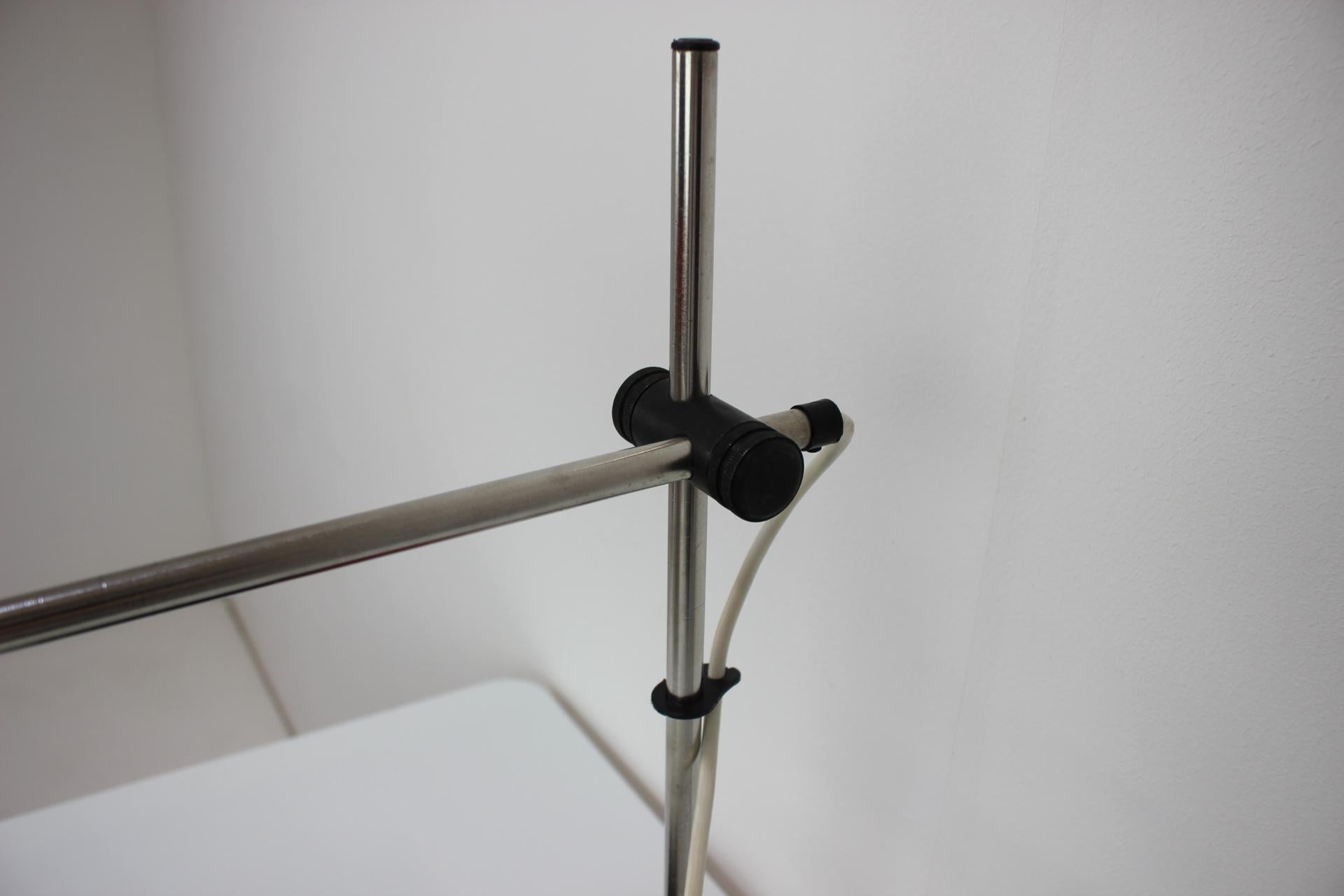 Mid-Century Modern Table Lamp by Josef Mára, for Tesla, 1990s, Czechoslovakia For Sale