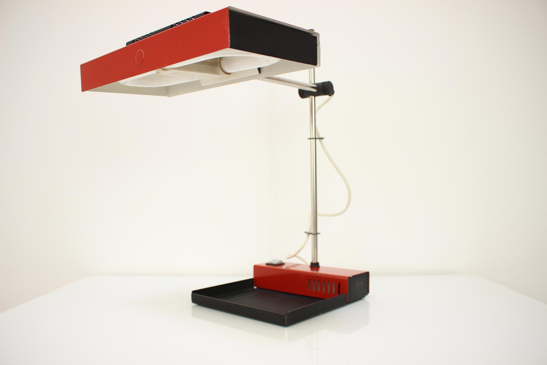 Table Lamp by Josef Mára, for Tesla, 1990s, Czechoslovakia For Sale 2