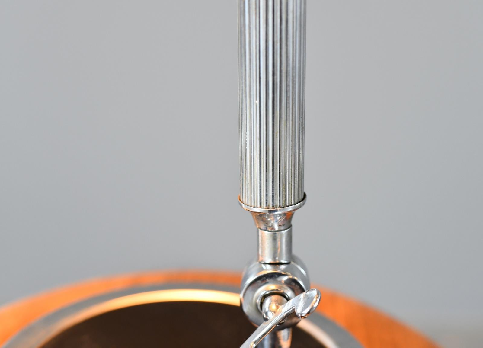 Bauhaus Table Lamp by Joseph Brumberg Circa 1930s For Sale