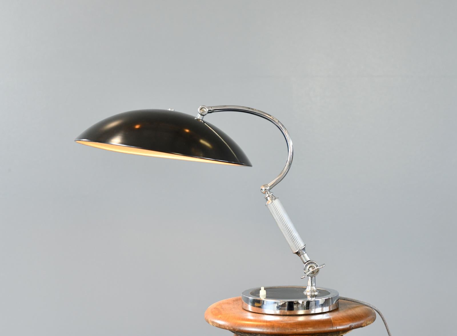 Mid-20th Century Table Lamp by Joseph Brumberg Circa 1930s For Sale