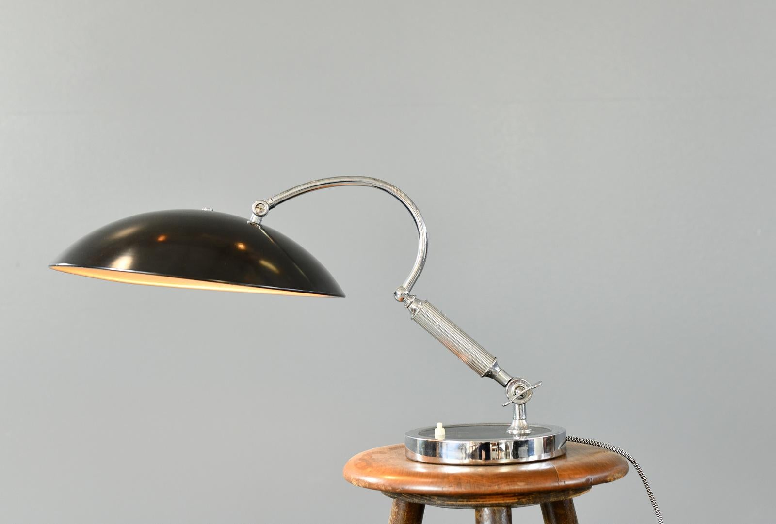 Table Lamp by Joseph Brumberg Circa 1930s For Sale 1