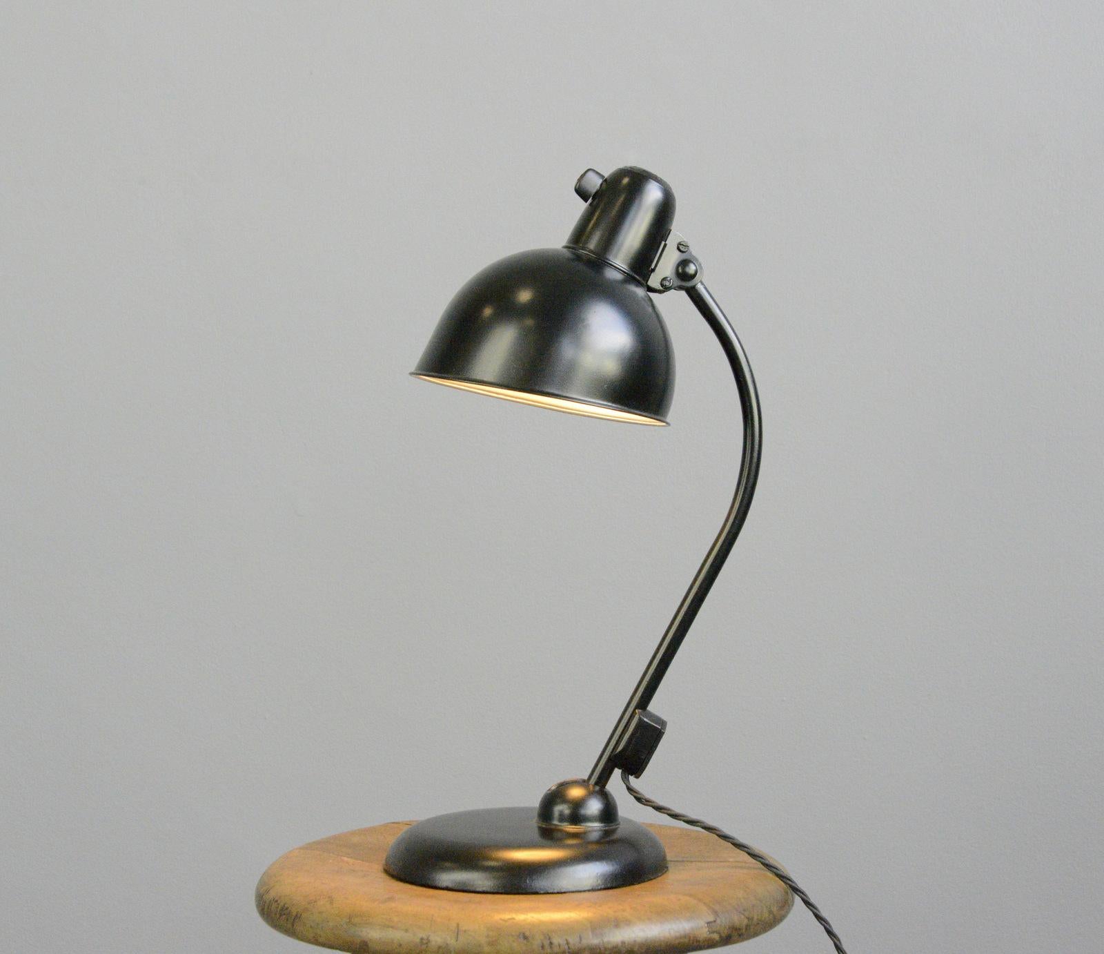 Bauhaus Table Lamp by Kaiser Jdell, circa 1930s