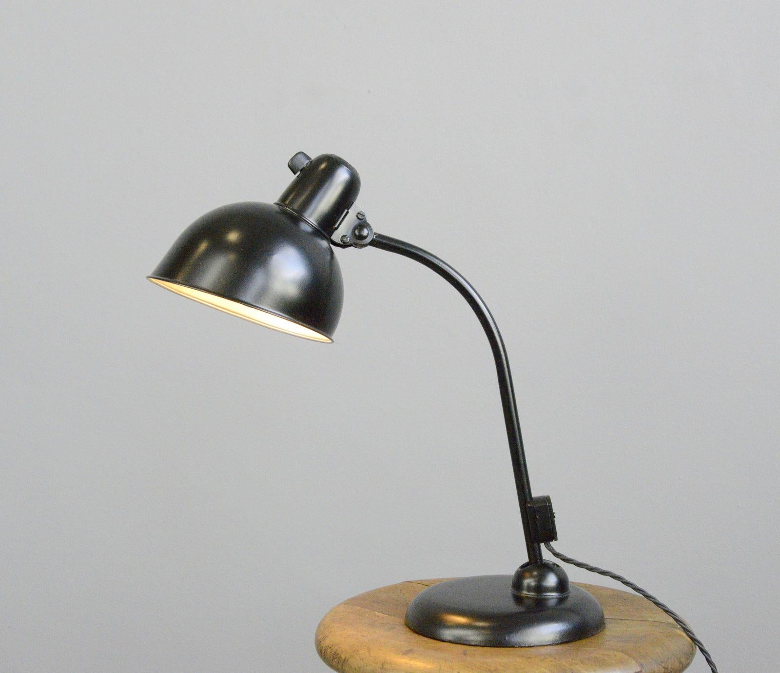 Table Lamp by Kaiser Jdell, circa 1930s In Good Condition In Gloucester, GB