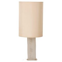 Table Lamp by Kalmar Frankenberg with an Illuminated Ice Glass Stand