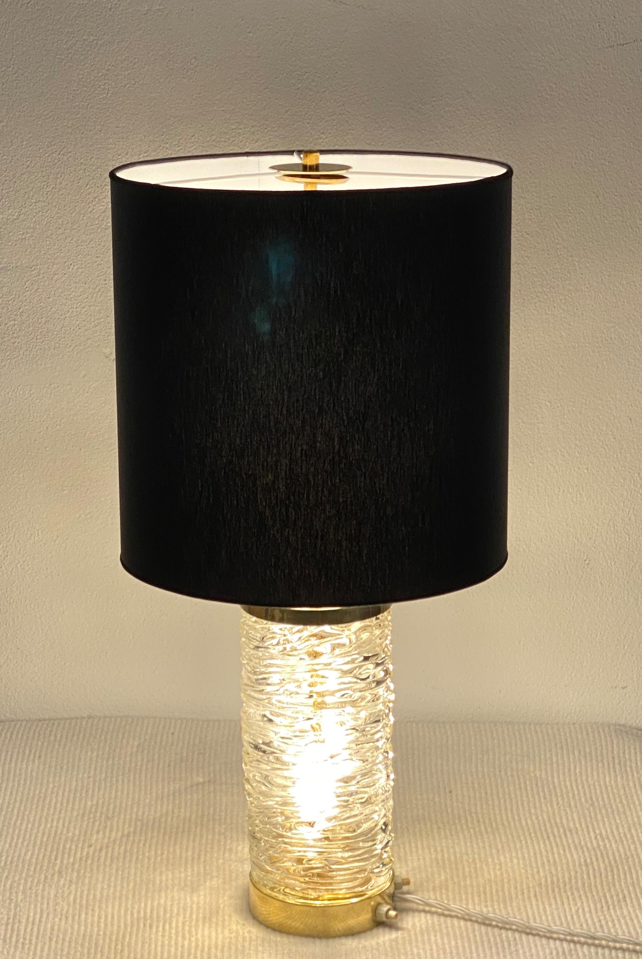 Table Lamp By Kalmar Vienna With, Stand Cylinder Shade Table Lamp