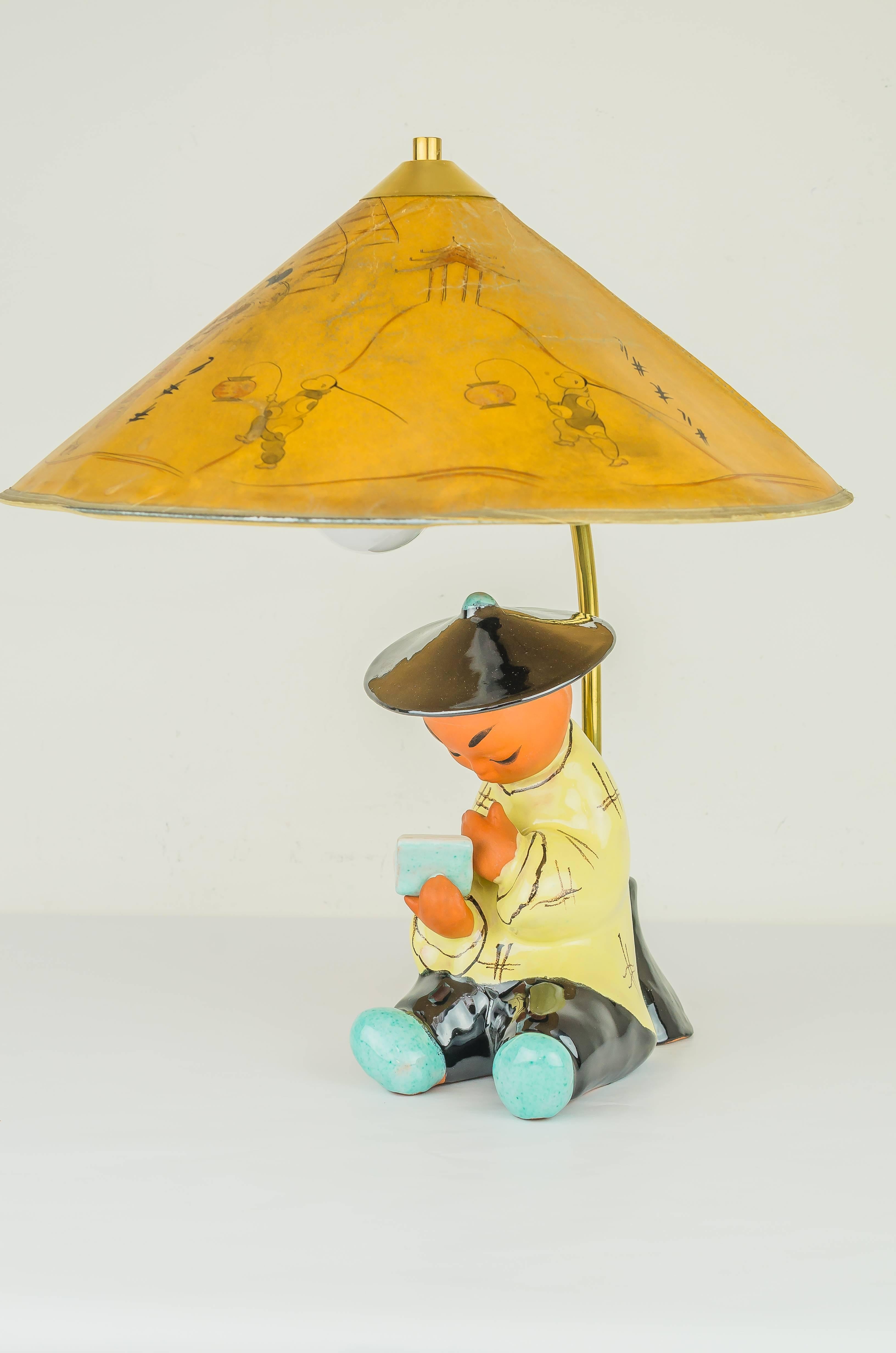 Milieu du XXe siècle Lampe de table de Karli Bauer, vers les années 1950 en vente