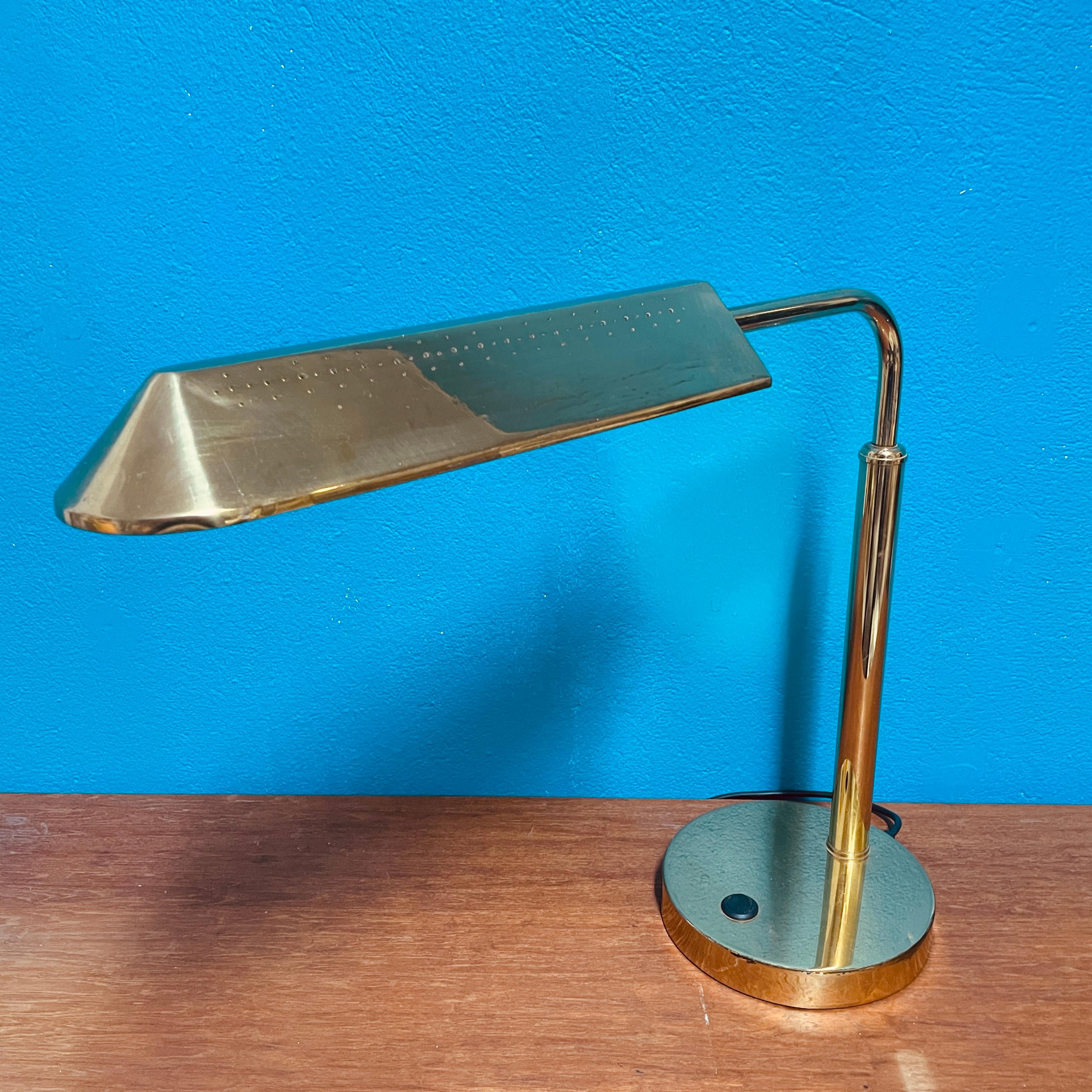 Table Lamp By KT-Valaistus Finland - Brass  For Sale 9