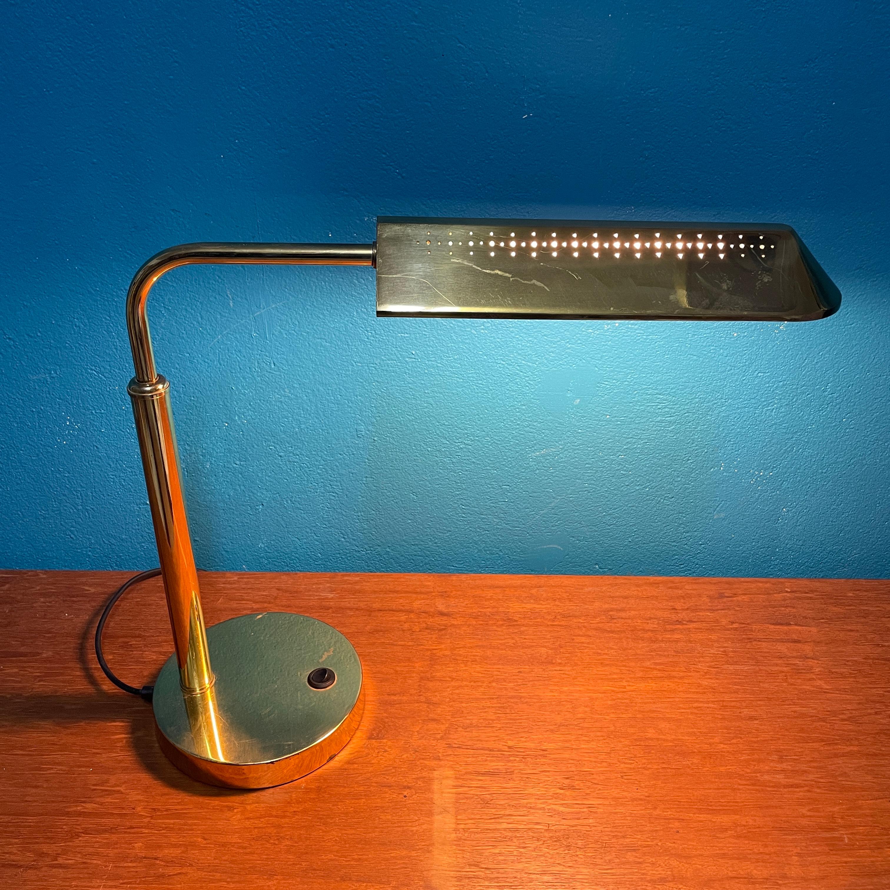 Table Lamp By KT-Valaistus Finland - Brass  For Sale 2