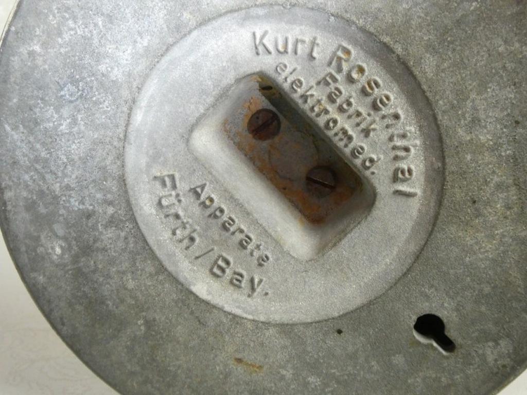 Lampe de table de Kurt Rosenthal fabrik elektromed Oly-lux 1950.