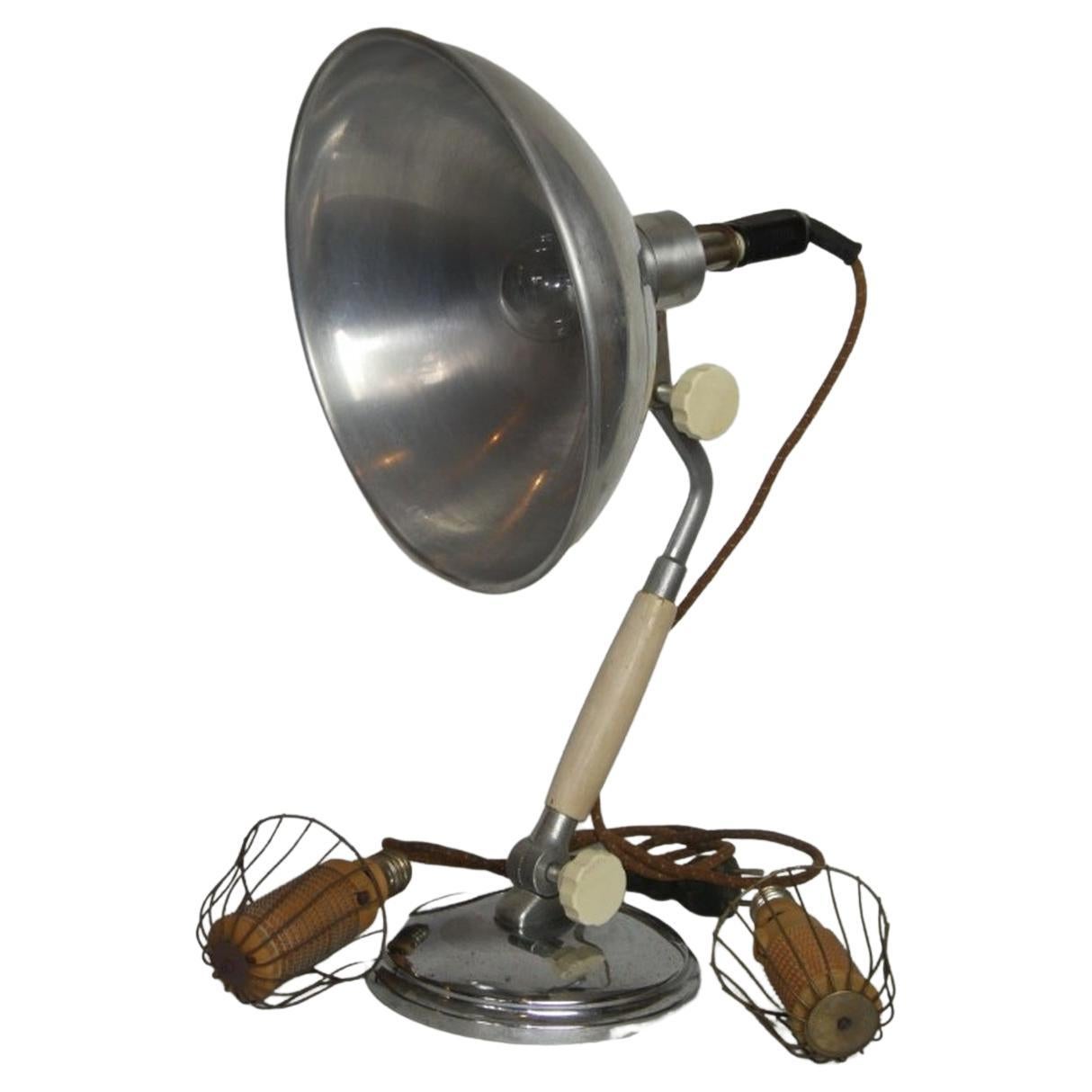 Table Lamp by Kurt Rosenthal Fabrik Elektromed Oly-Lux 1950 For Sale