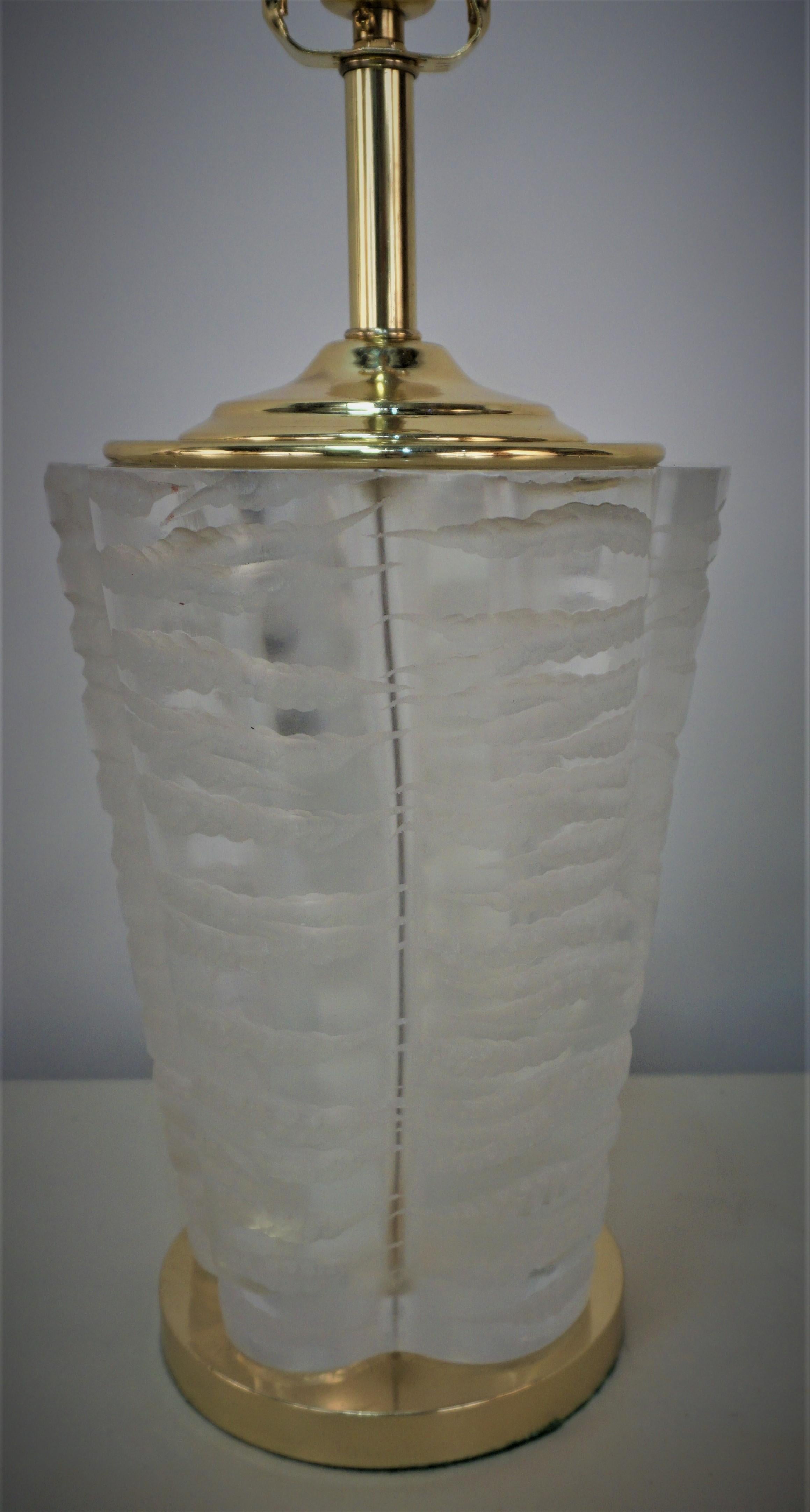 French Table Lamp by Lalique