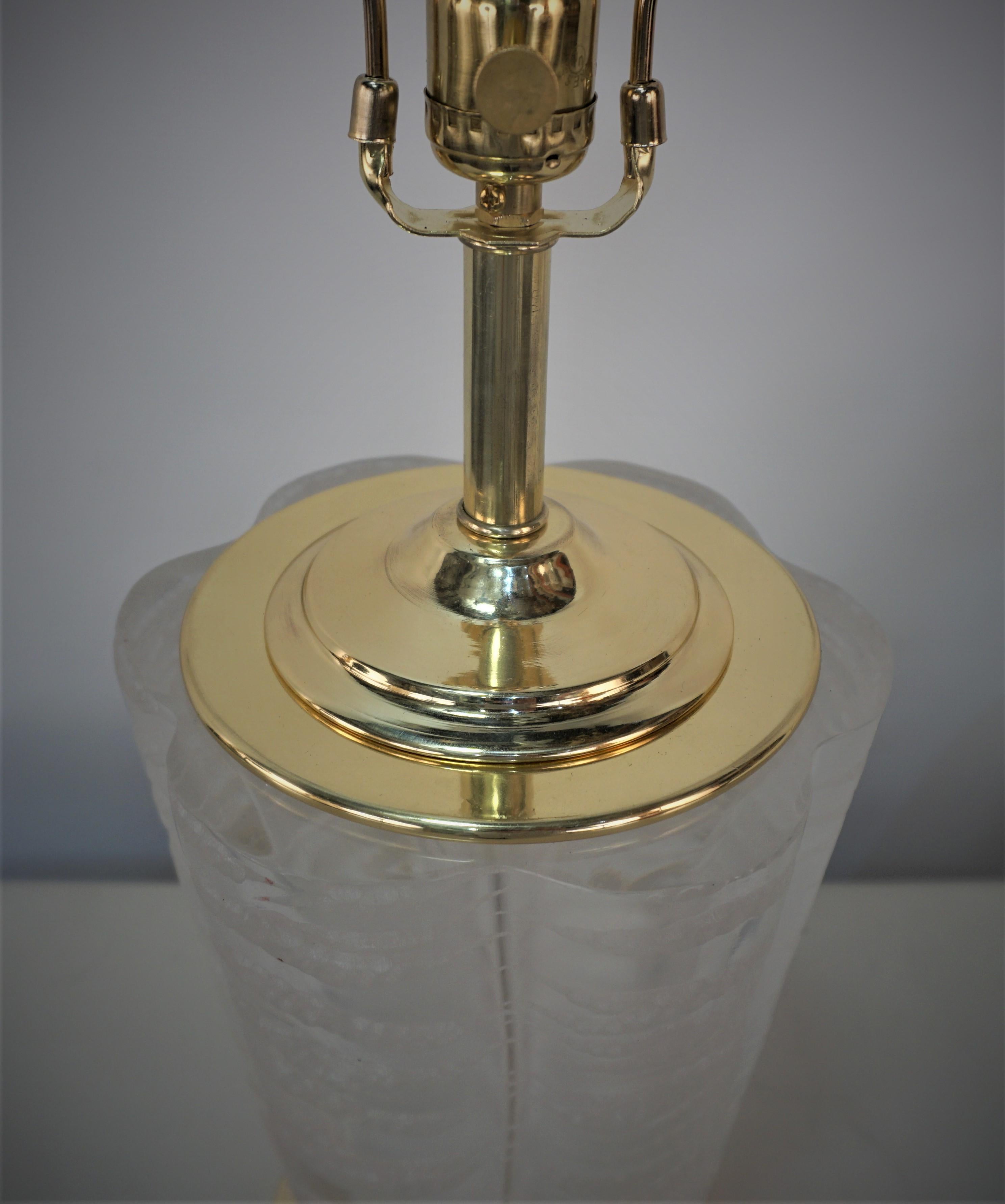 Mid-20th Century Table Lamp by Lalique
