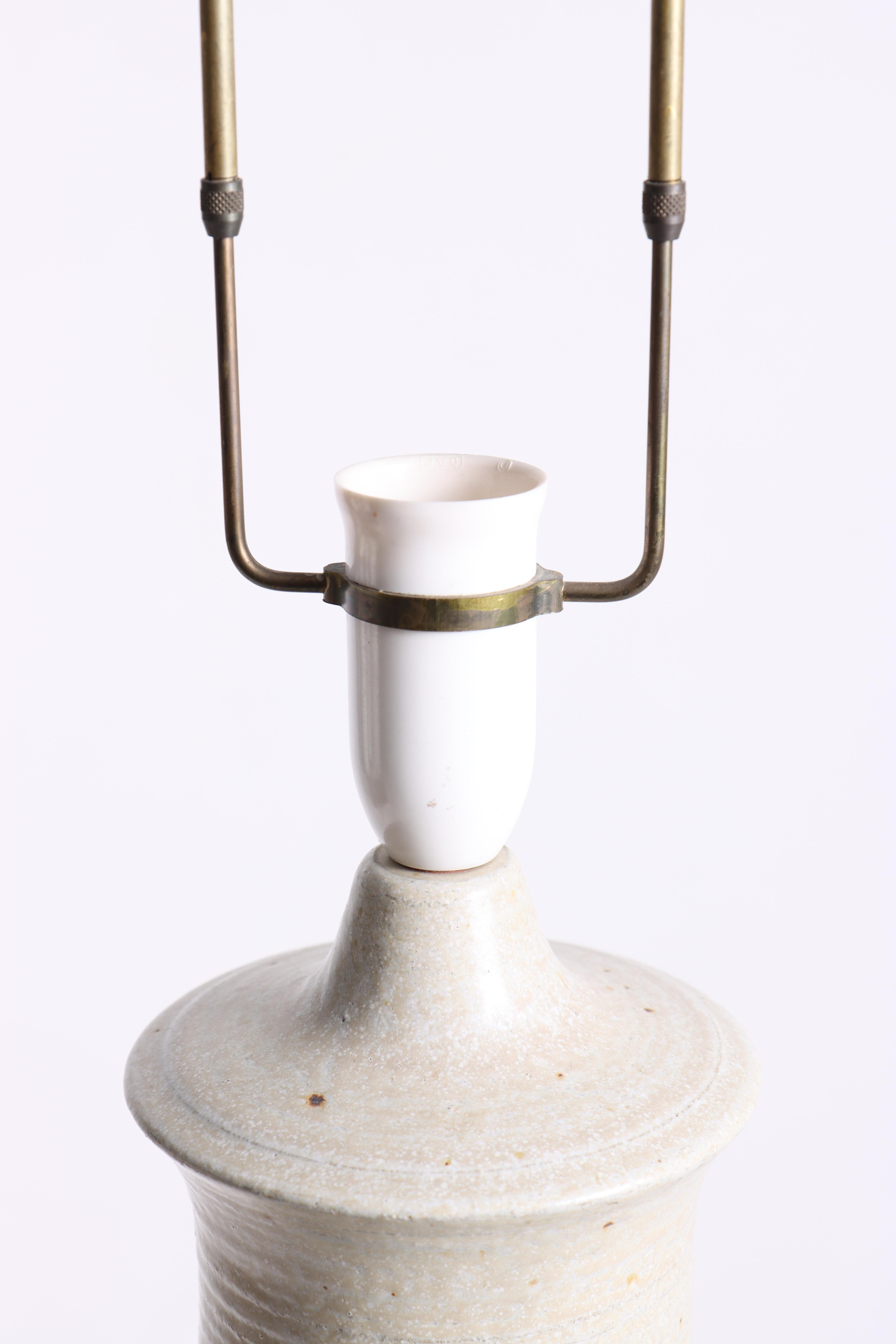 Scandinavian Modern Table Lamp by Laurits Hjorth Ceramic