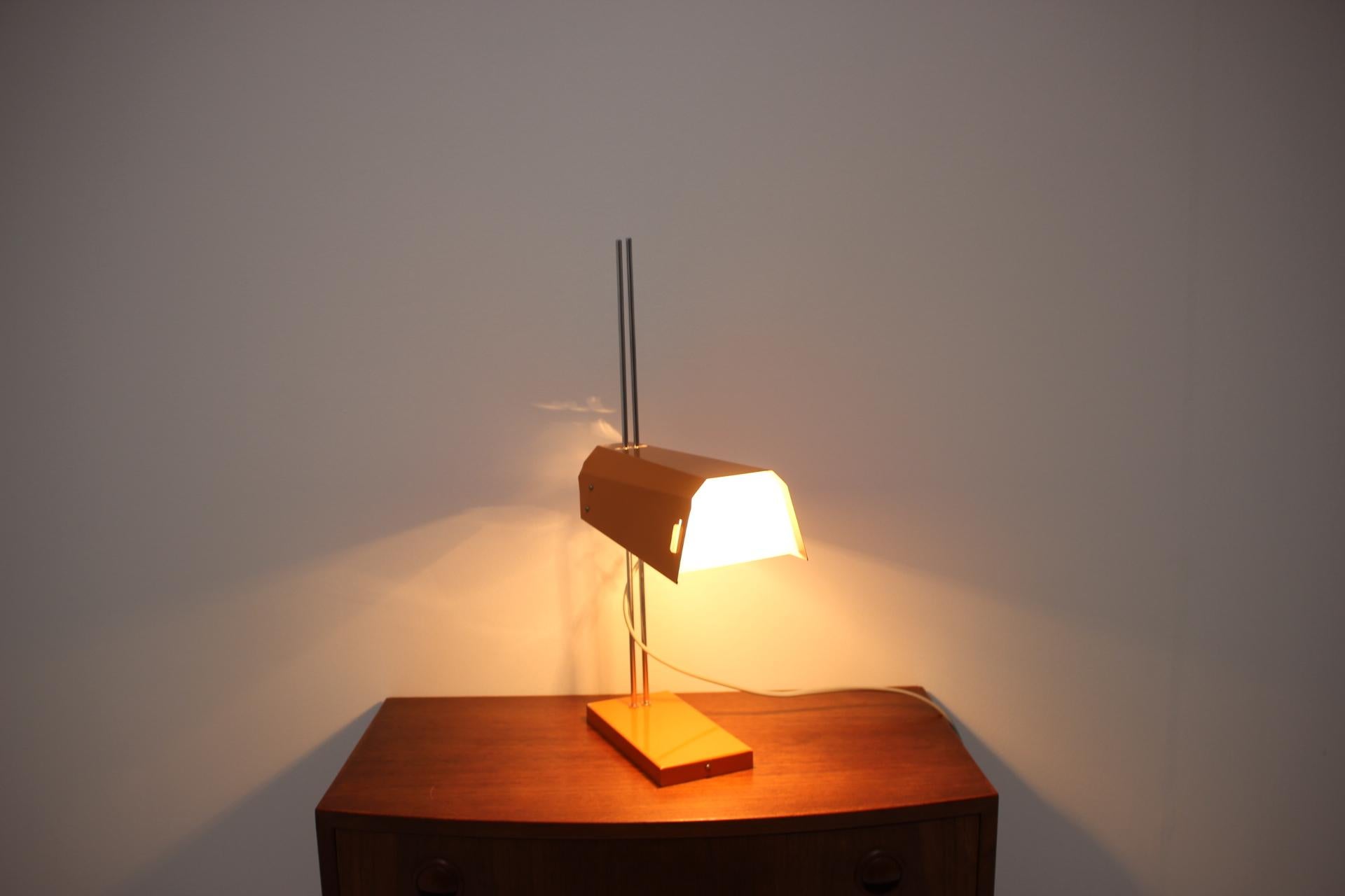 Metal Table Lamp by Lidokov, 1960s For Sale