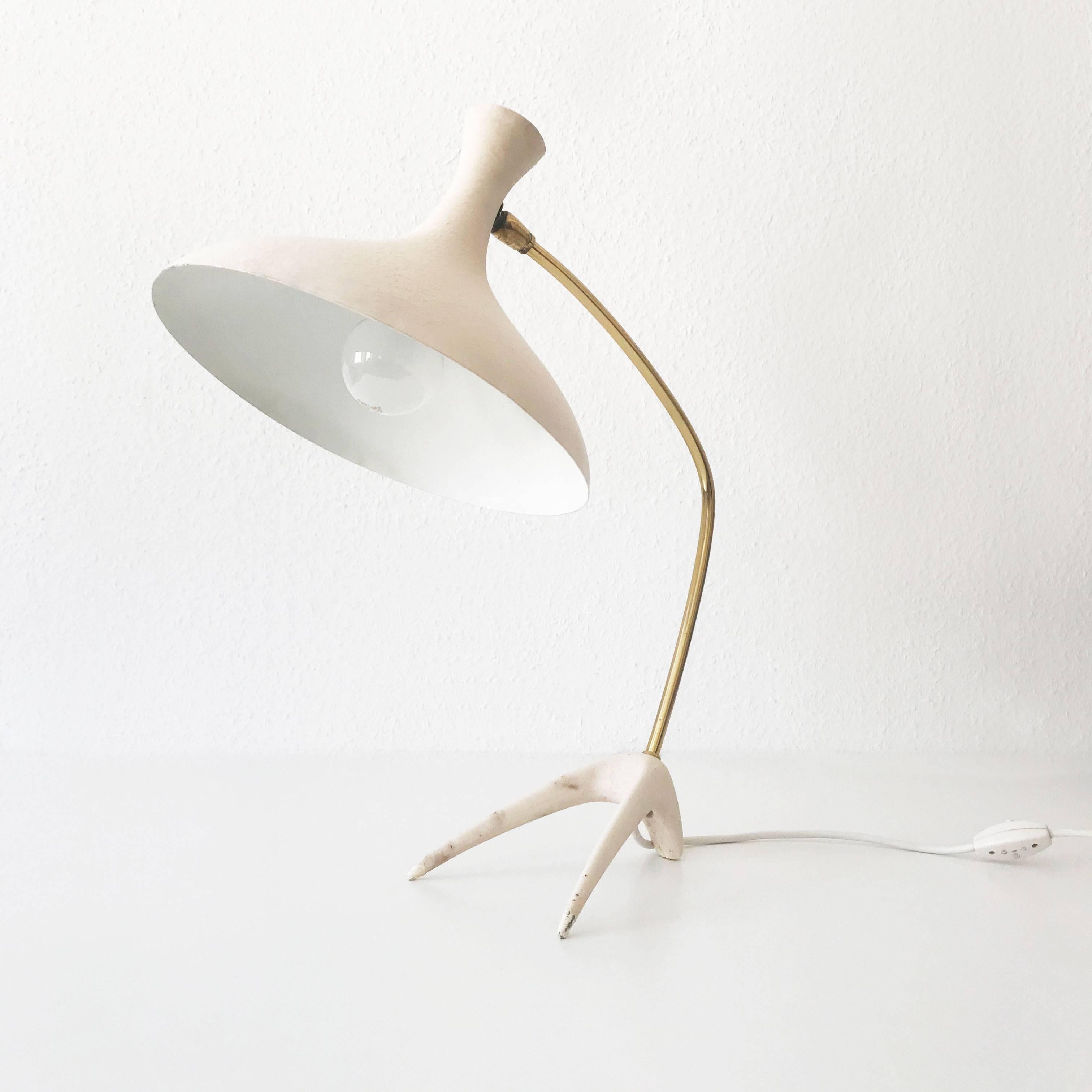 Table Lamp by Louis Kalff for Gebrüder Cosack, 1950s, Germany In Good Condition In Munich, DE