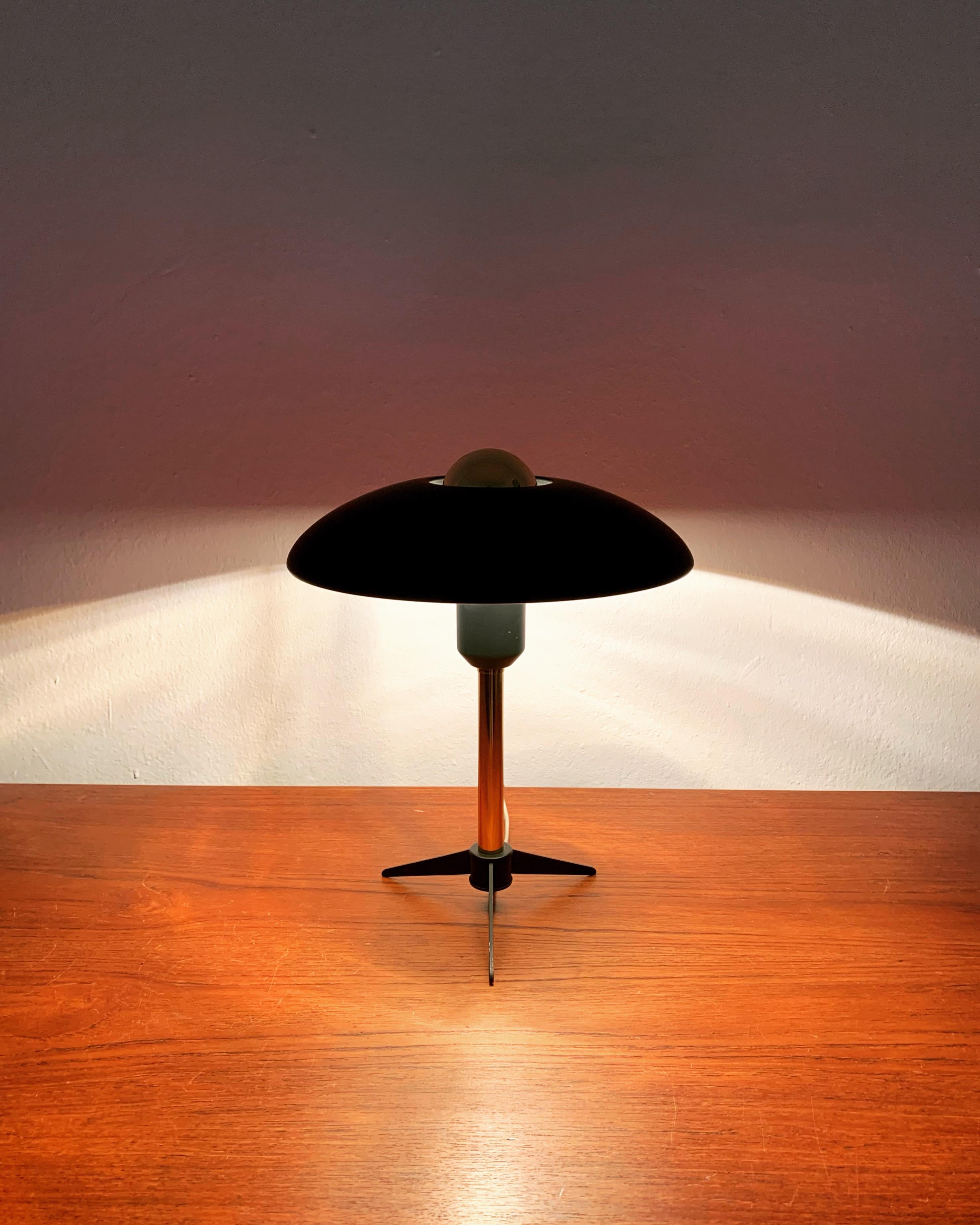 Metal Table lamp by Louis Kalff for Philips For Sale