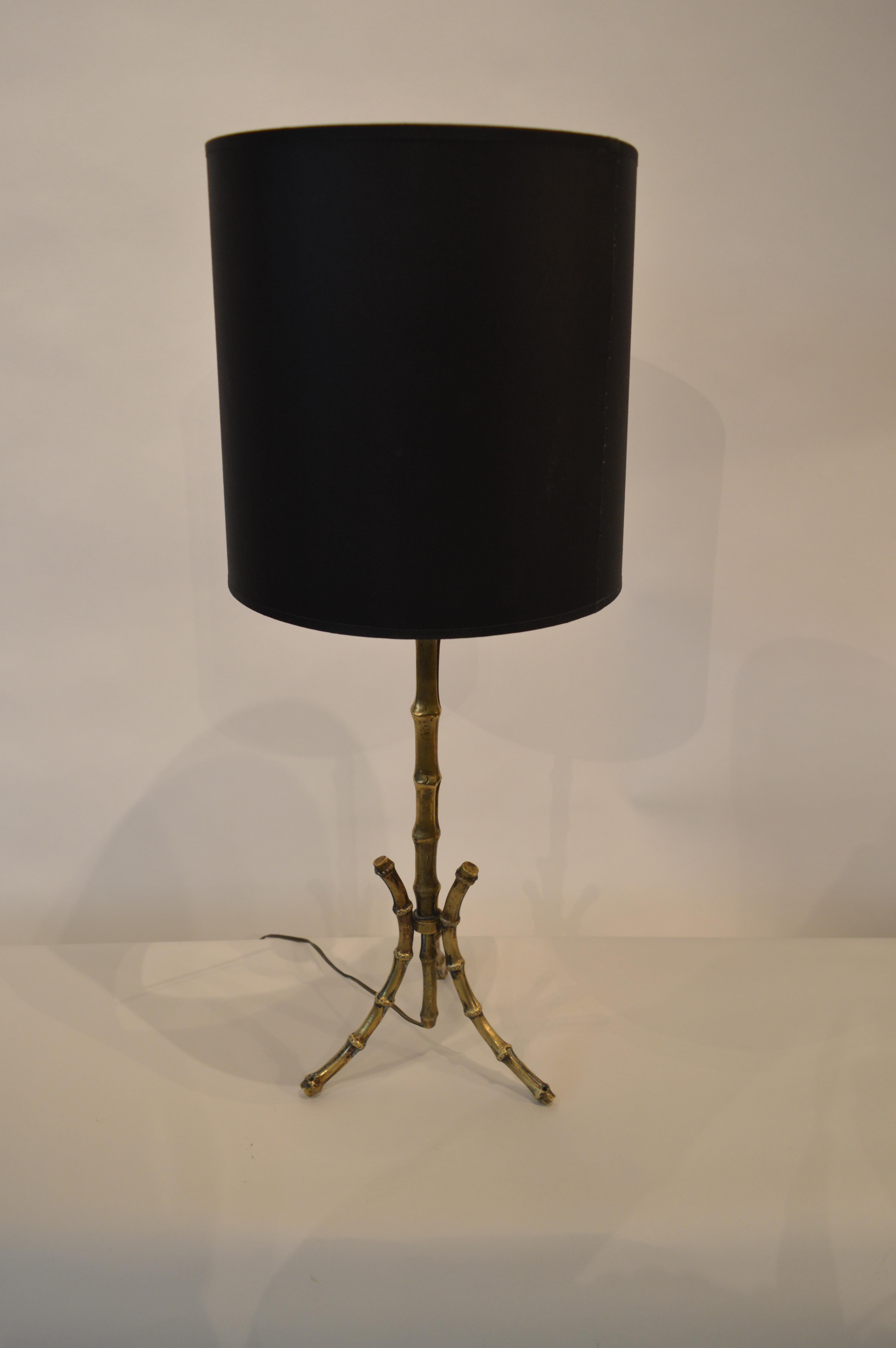 Bronze Table Lamp by Maison Baguès