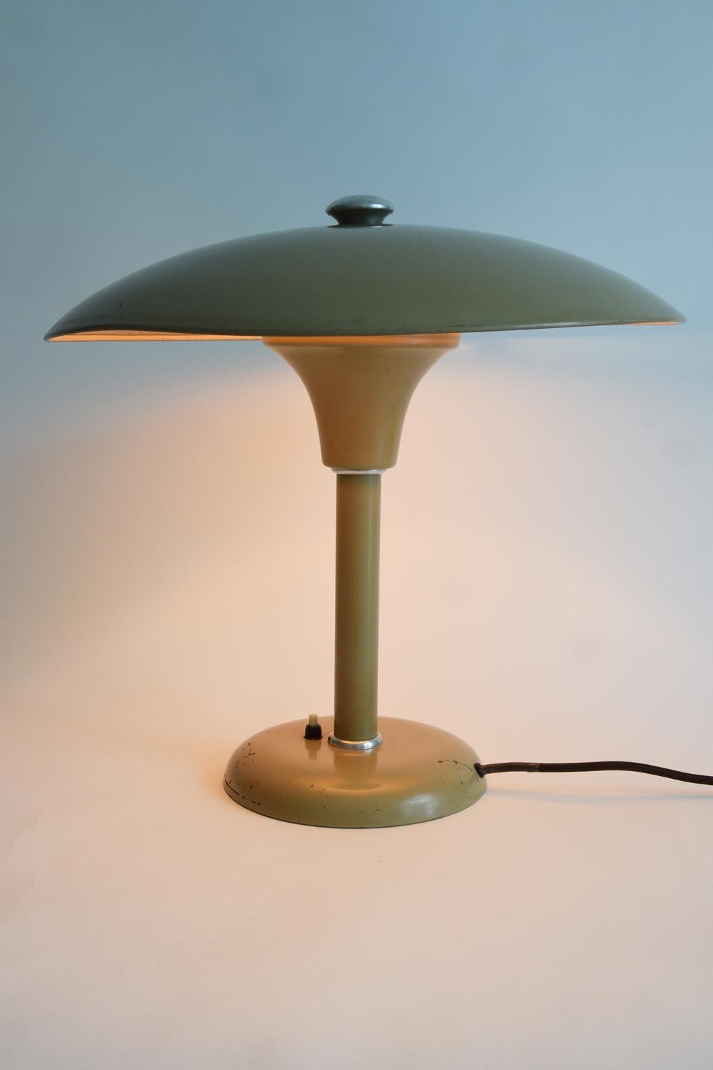 Mid-20th Century Table Lamp by Max Schumacher for Werner Schröder Bauhaus, Germany, 1934 For Sale