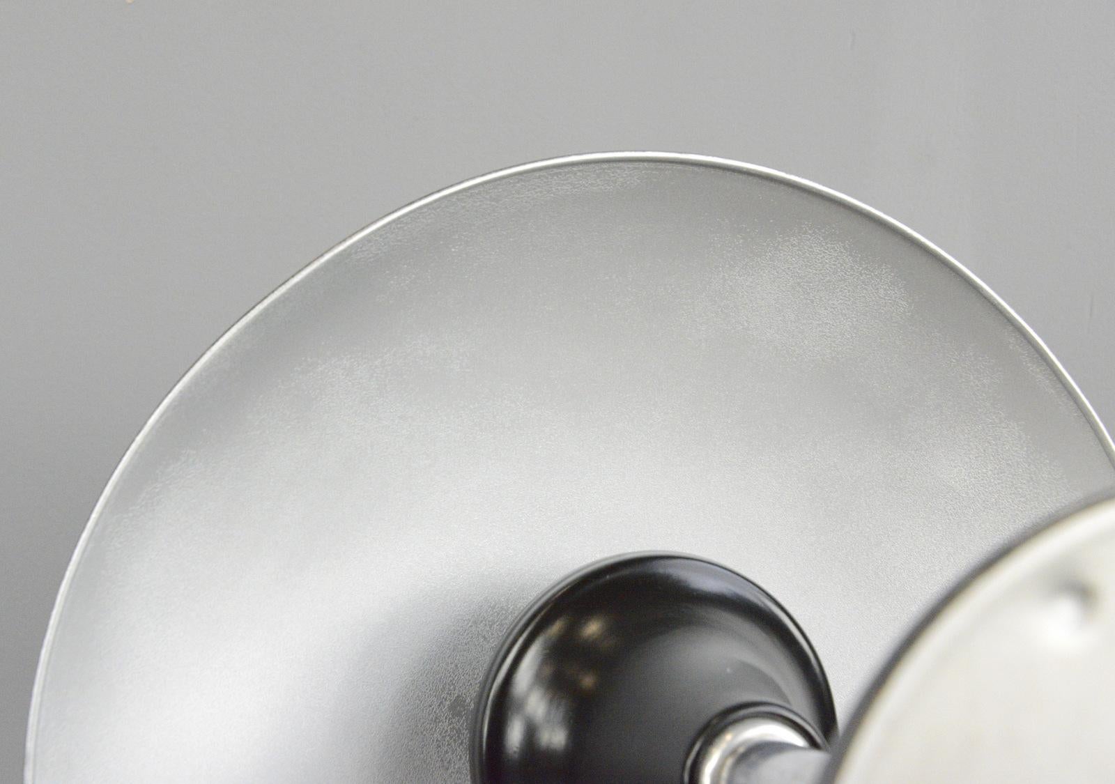 Steel Table Lamp by Max Schumacher for Werner Schröder Lobenstein