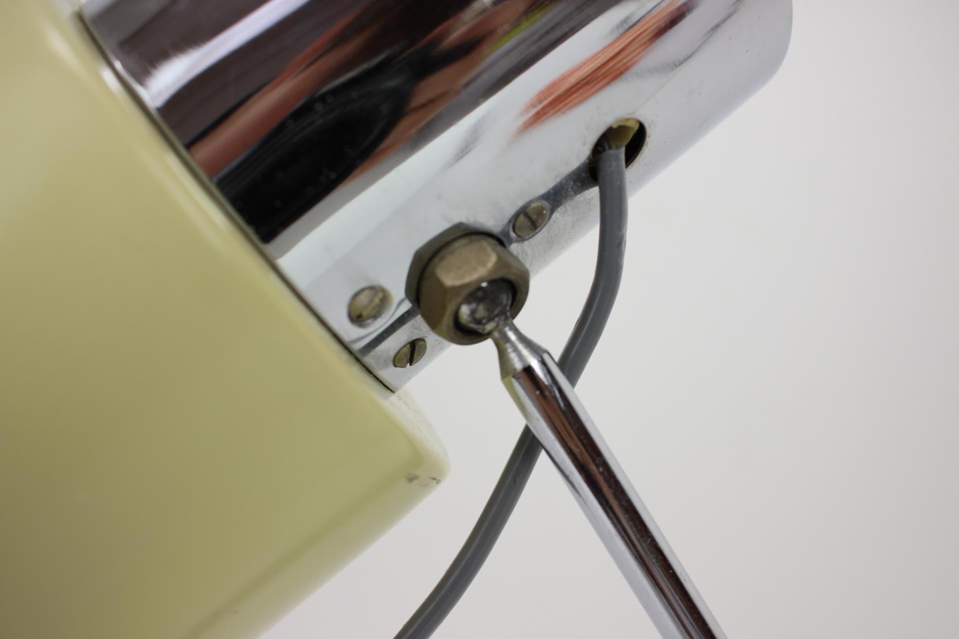 Mid-Century Modern Table Lamp by Napako, 1960's, Czechoslovakia For Sale