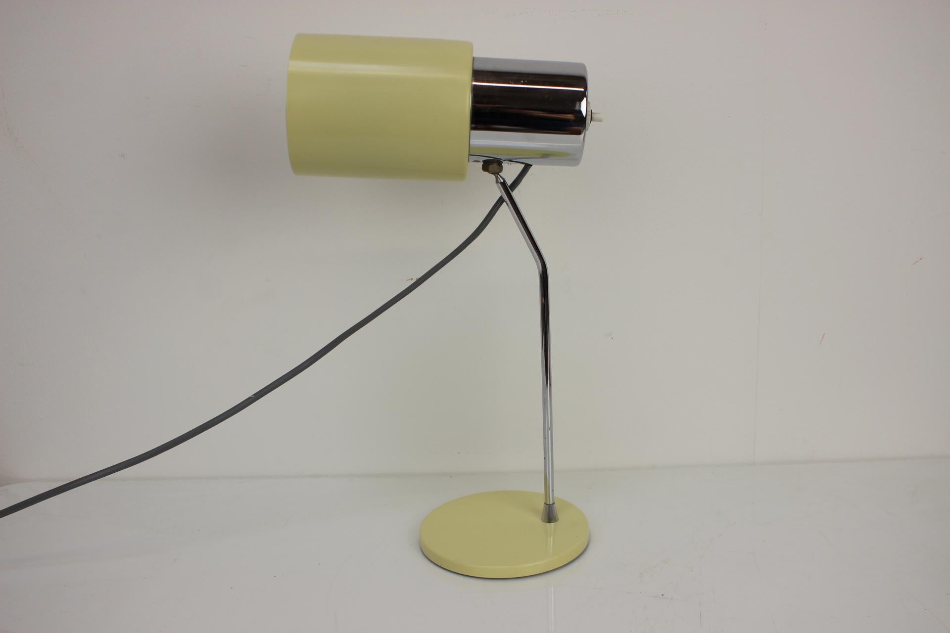 Table Lamp by Napako, 1960's, Czechoslovakia For Sale 2